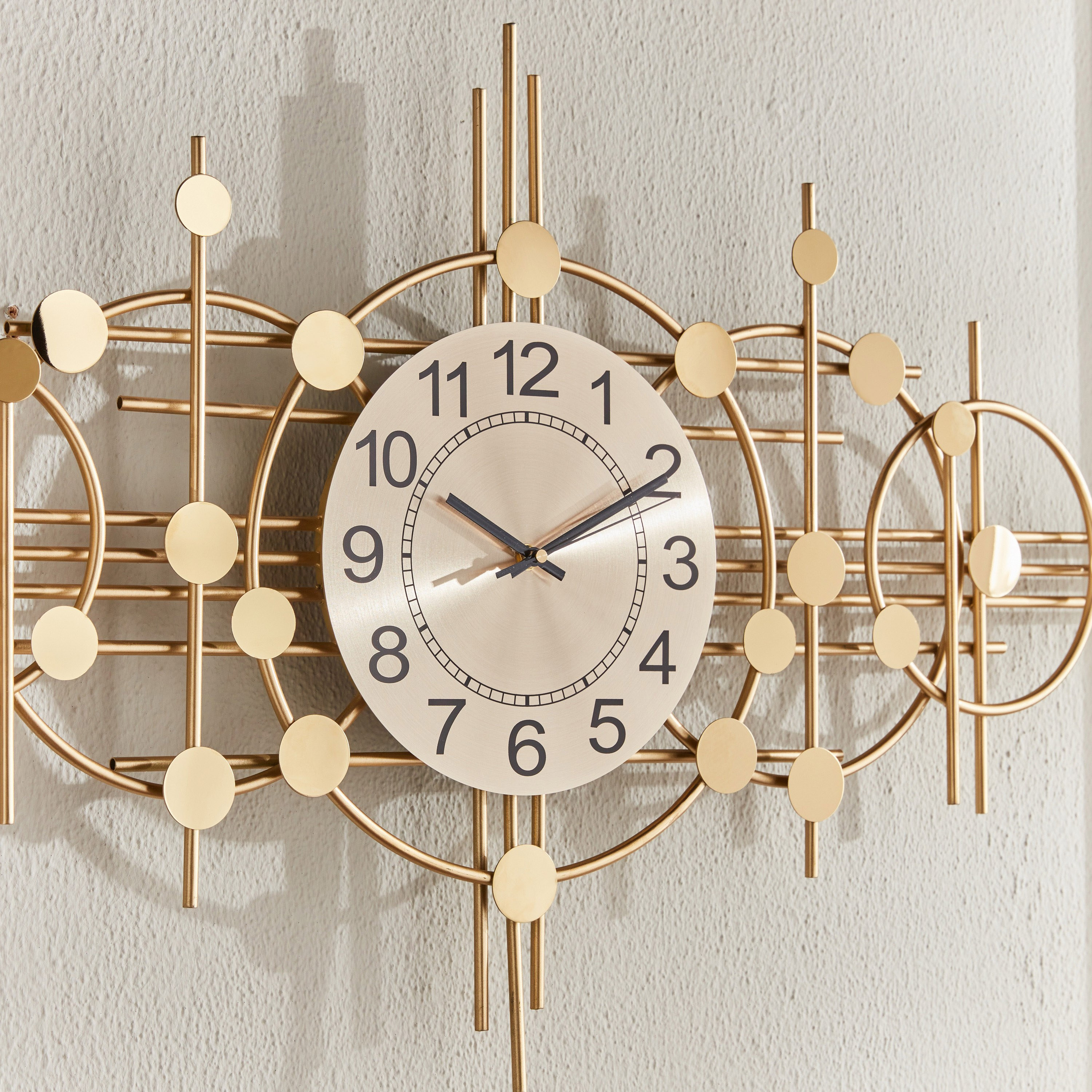 Zeus Decorative Wall Clock - 55x110 cm-household-walldecorandmirrors-clocks-image-3