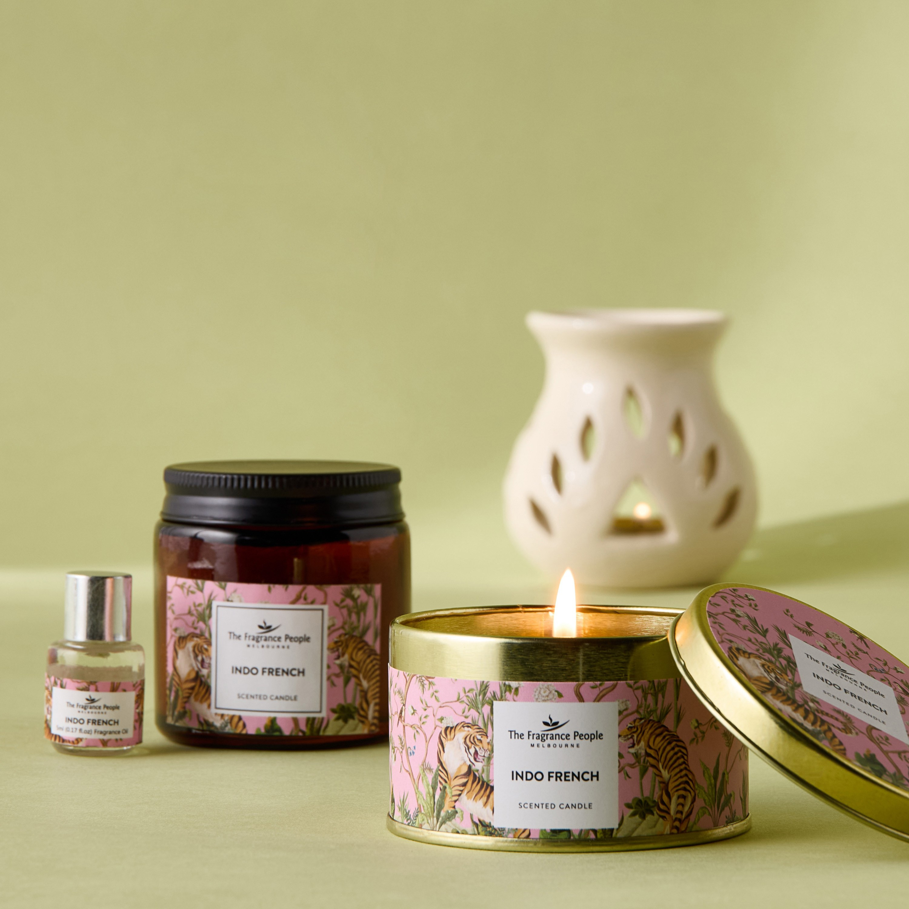 Classic Indo French Fragrance Oil with Burner Set - 5 ml-household-homefragrance-burners-image-4
