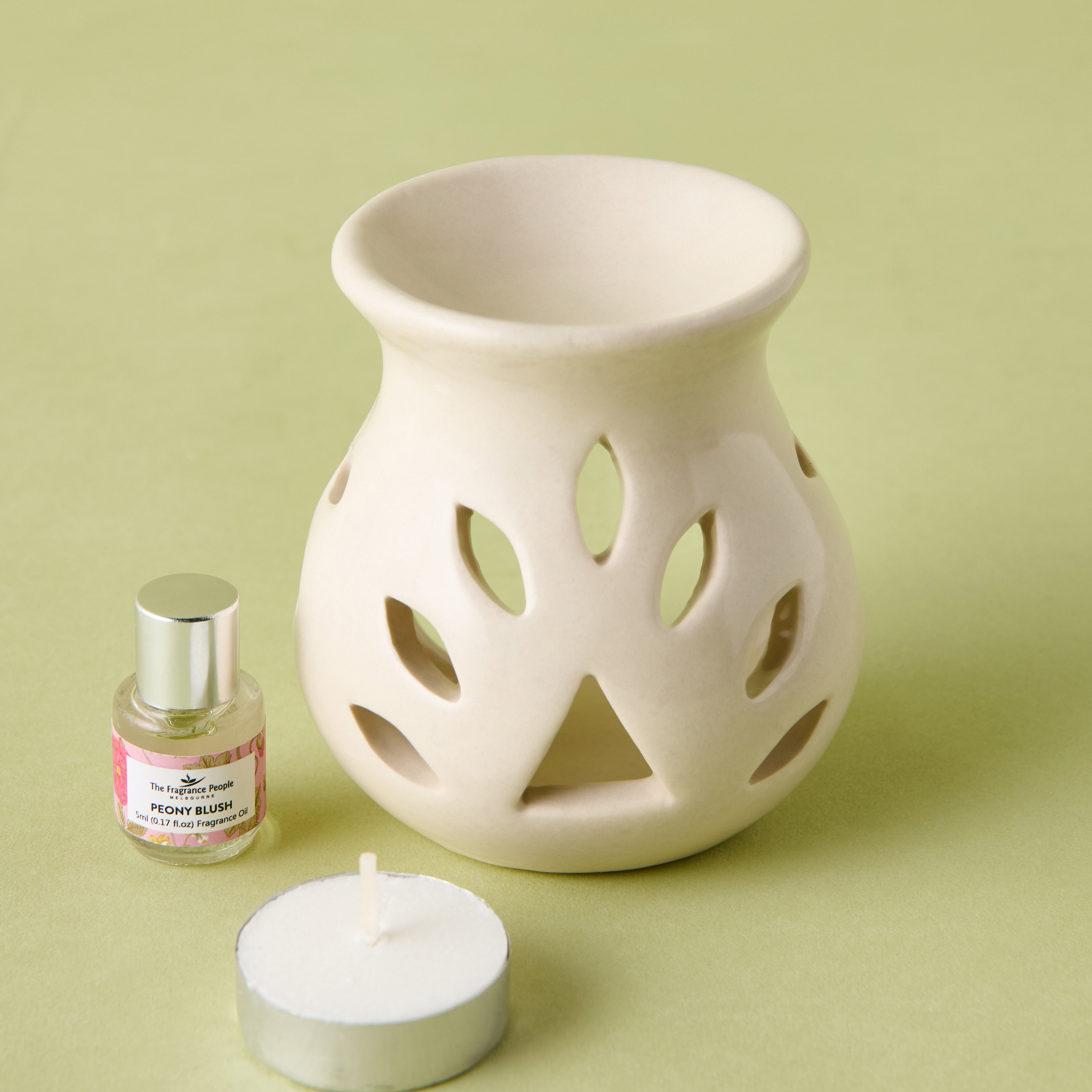 Classic Peony Blush Fragrance Oil Burner Set - 5 ml-household-homefragrance-burners-image-1