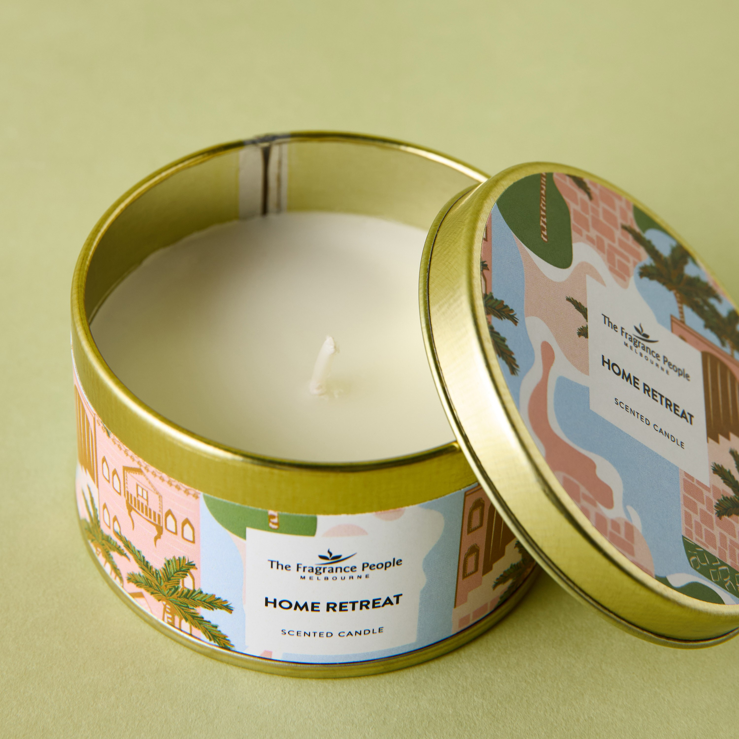 The Fragrance People Home Retreat Scented Tin Candle - 12 h-household-homefragrance-candles-image-2