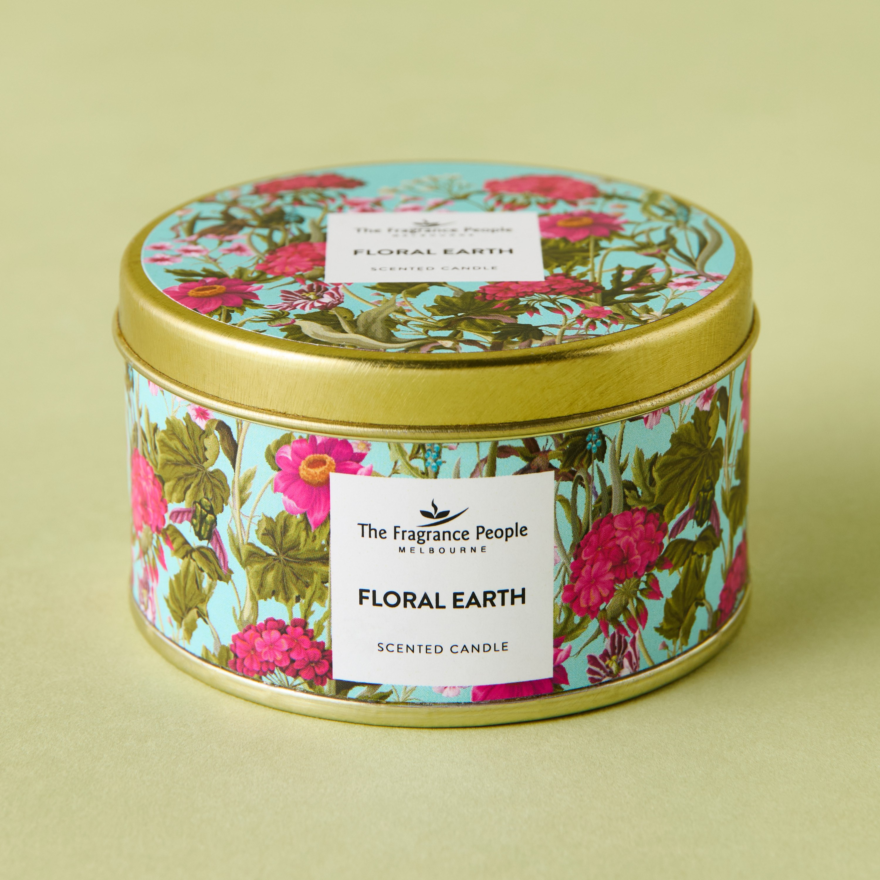 The Fragrance People Floral Earth Scented Tin Candle - 12 h-household-homefragrance-candles-image-1