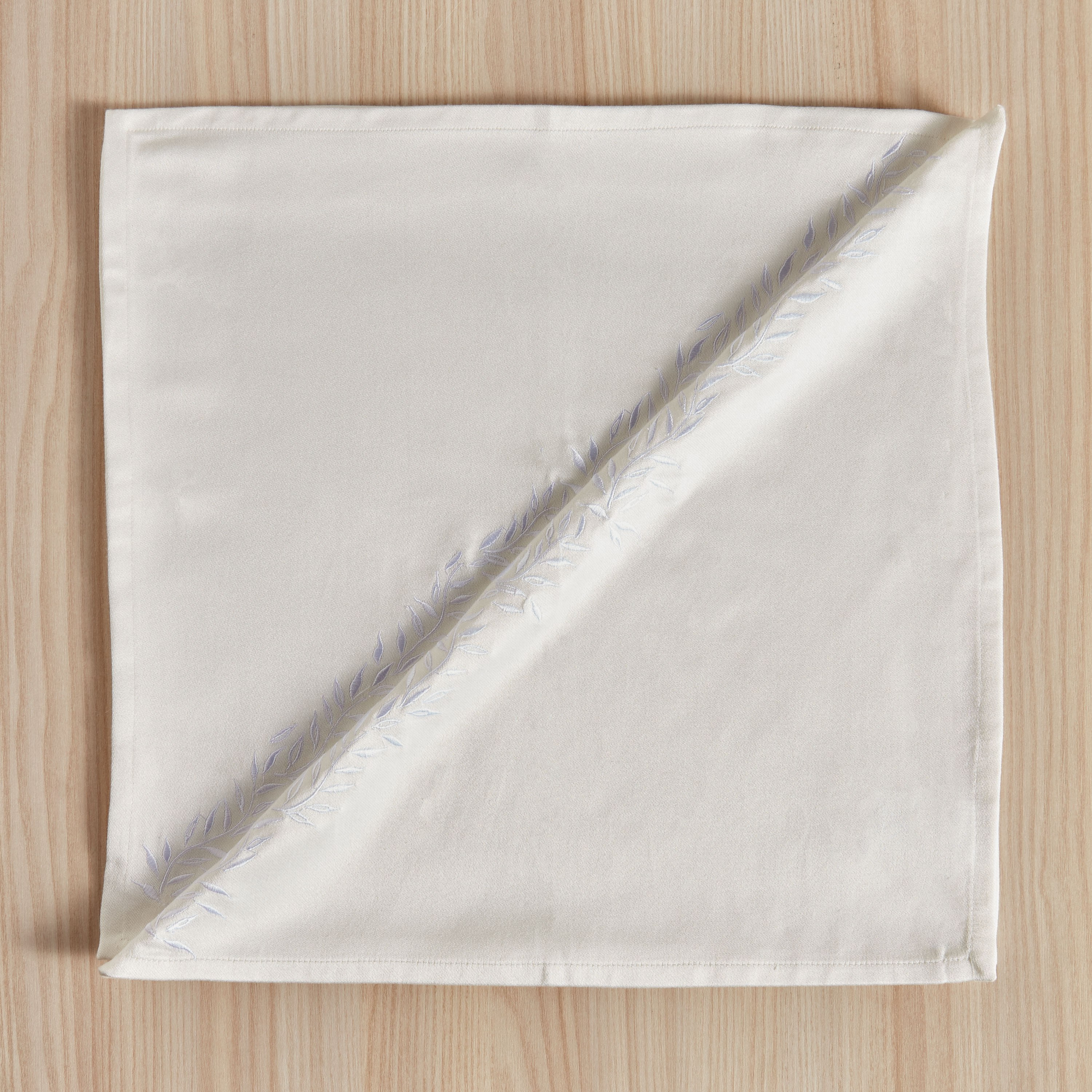 Faris 4-Piece Embroidered Table Napkin Set - 45x45 cm-household-dining-tablelinen-napkinsandaccessories-image-1