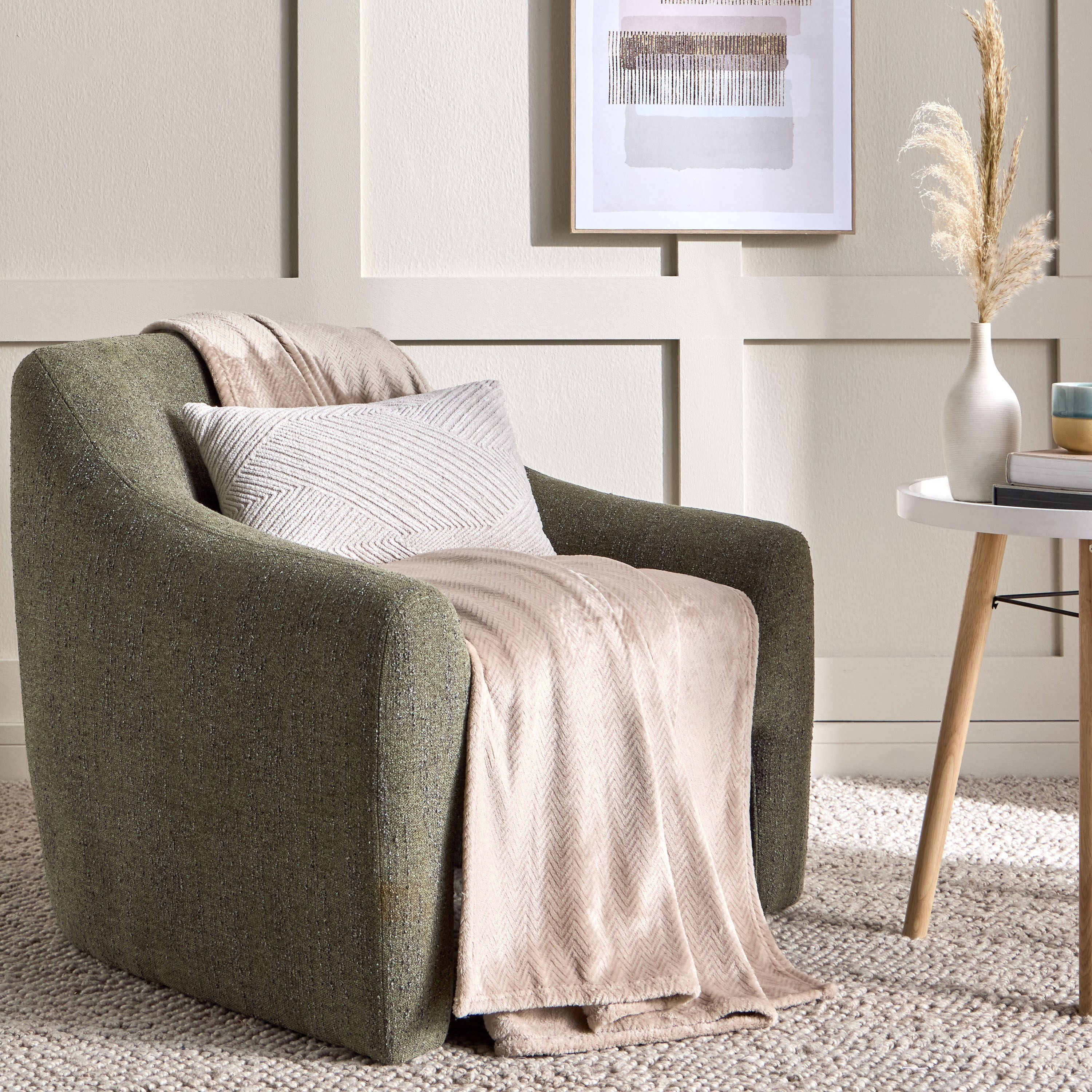 Noura Oriana Jacquard Flannel Blanket - 150x200 cm-household-cushionsandthrows-throwsandblankets-blankets-image-3
