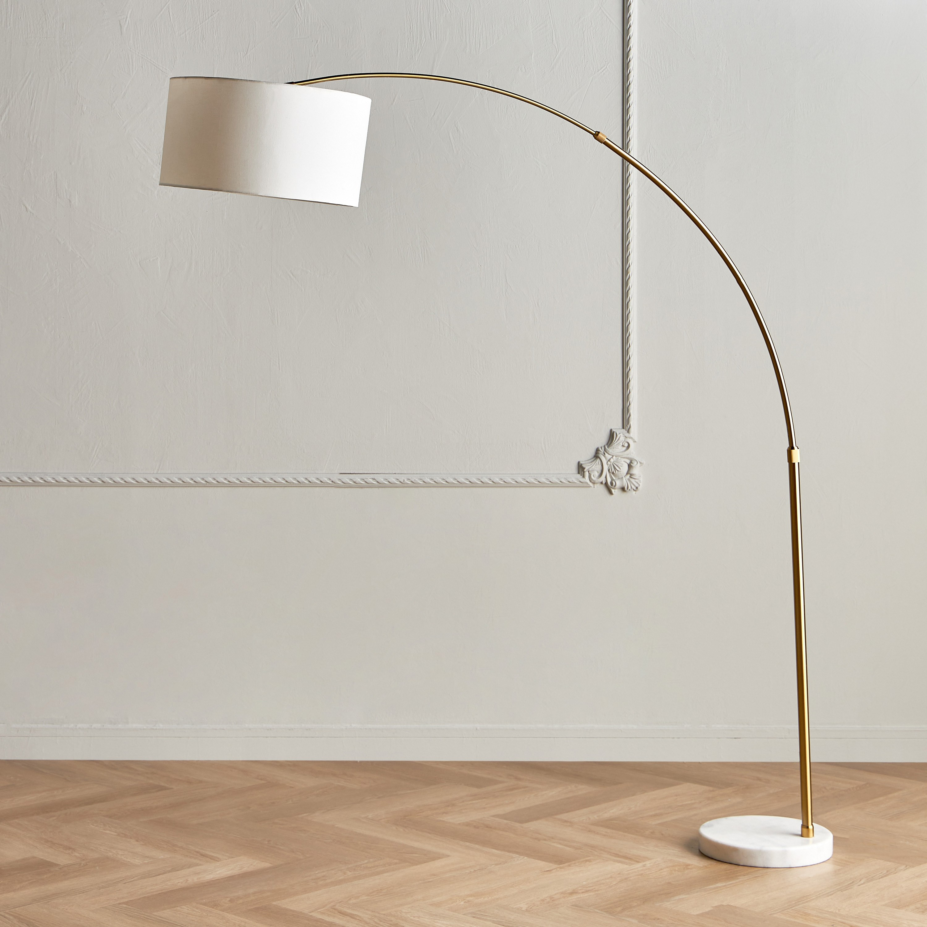 Owen Arched Metal Floor Lamp - 224 cm