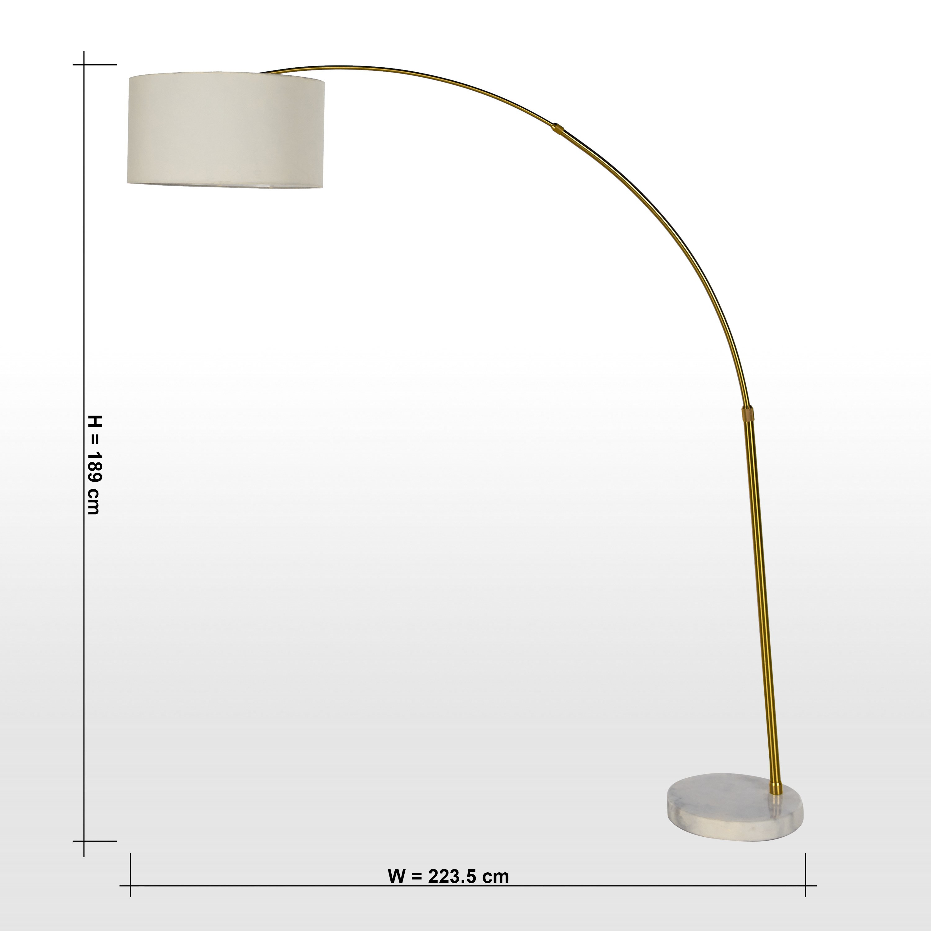 مصباح أرضية معدن مقوس- أوين - 224 سم-household-lighting-floorlamps-image-5