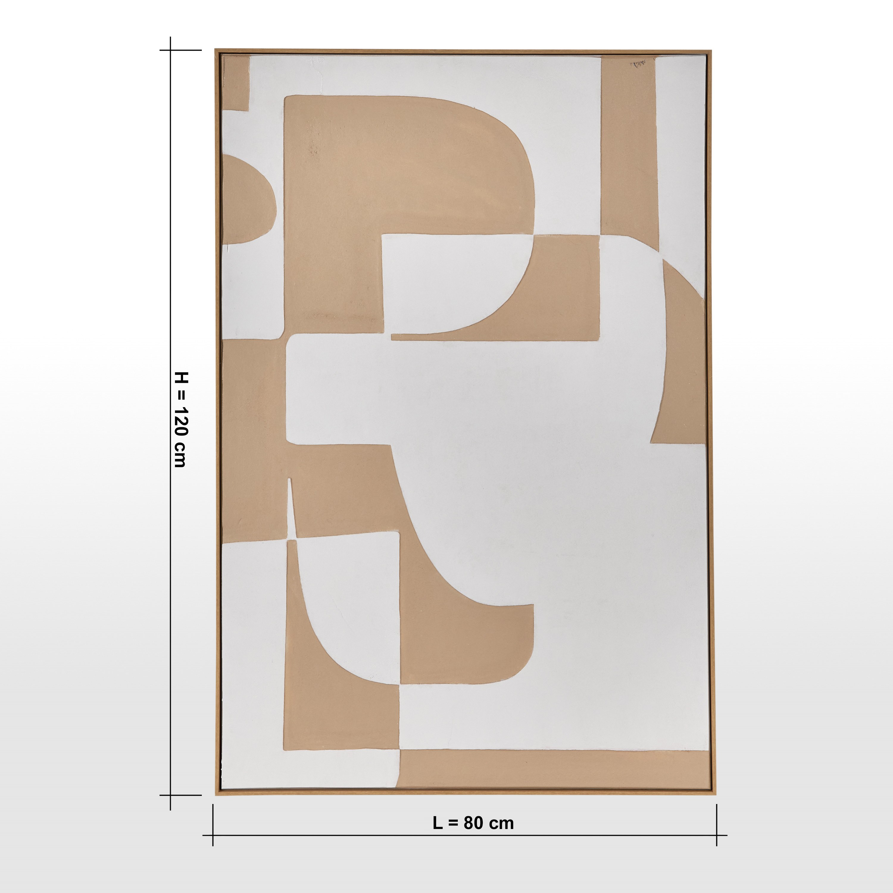 Sabrina 3D Framed Canvas Wall Art - 80x120 cm-household-walldecorandmirrors-wallart-image-5