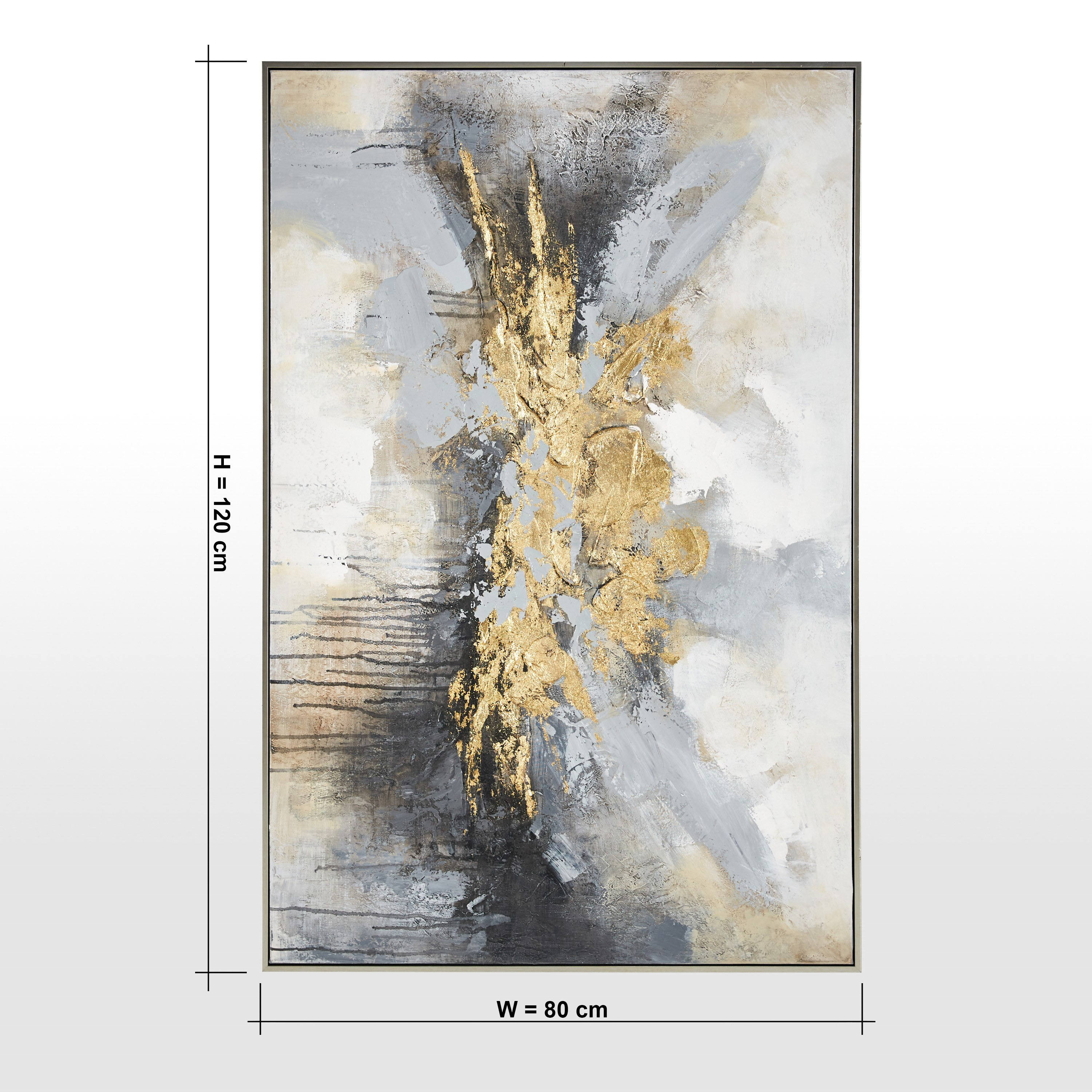 زينة حائط كانفاس مؤطرة مرسومة يدويًا - ريما - 120x80 سم-household-walldecorandmirrors-wallart-image-6