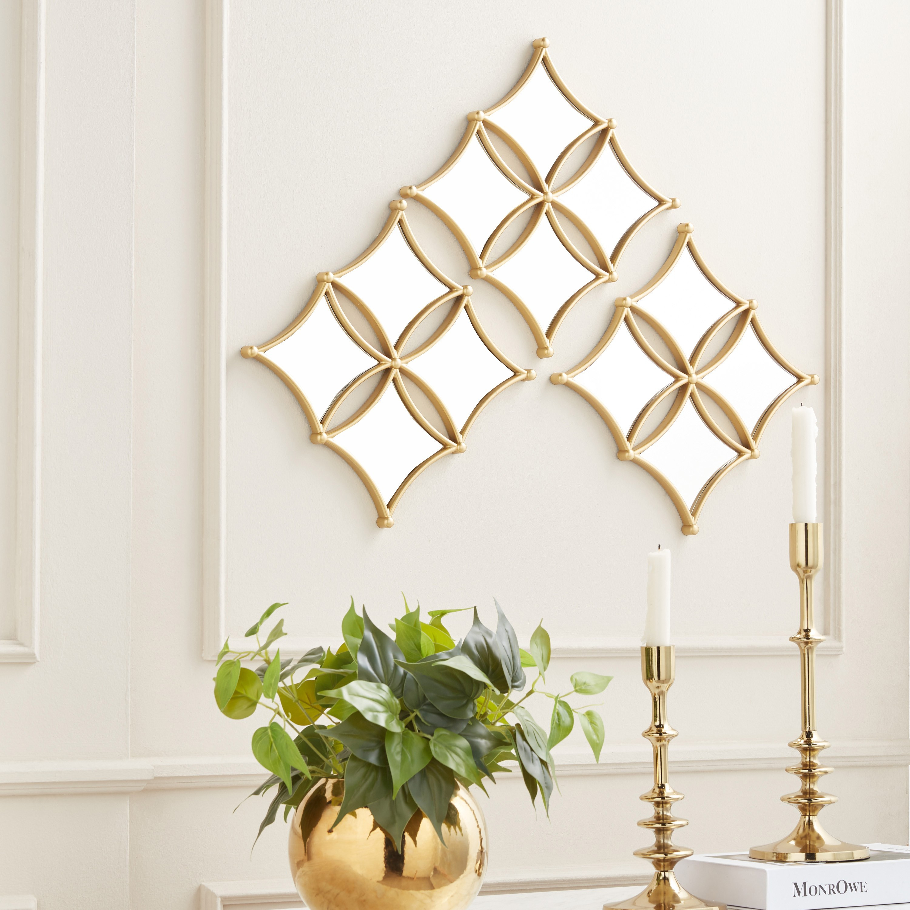Oluina Mirrored Wall Accent - Set of 3-household-walldecorandmirrors-wallaccents-image-4