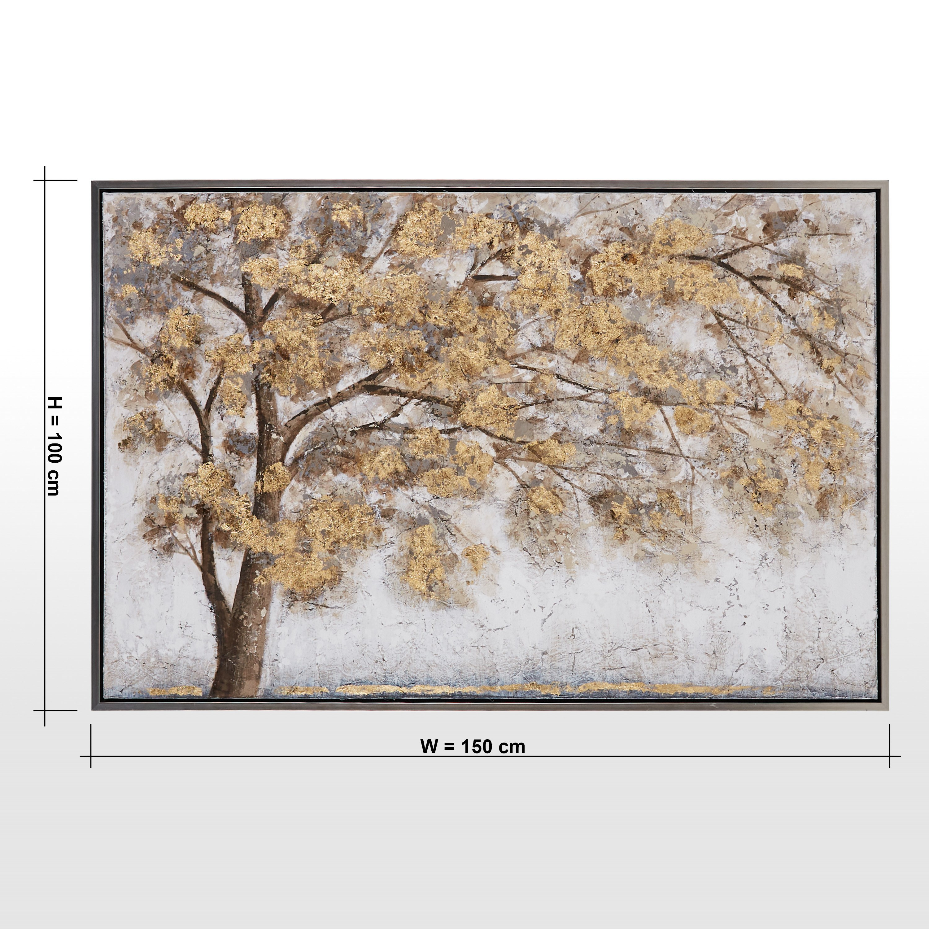Peneus Framed Hand-painted Canvas Wall Art-household-walldecorandmirrors-wallart-image-4