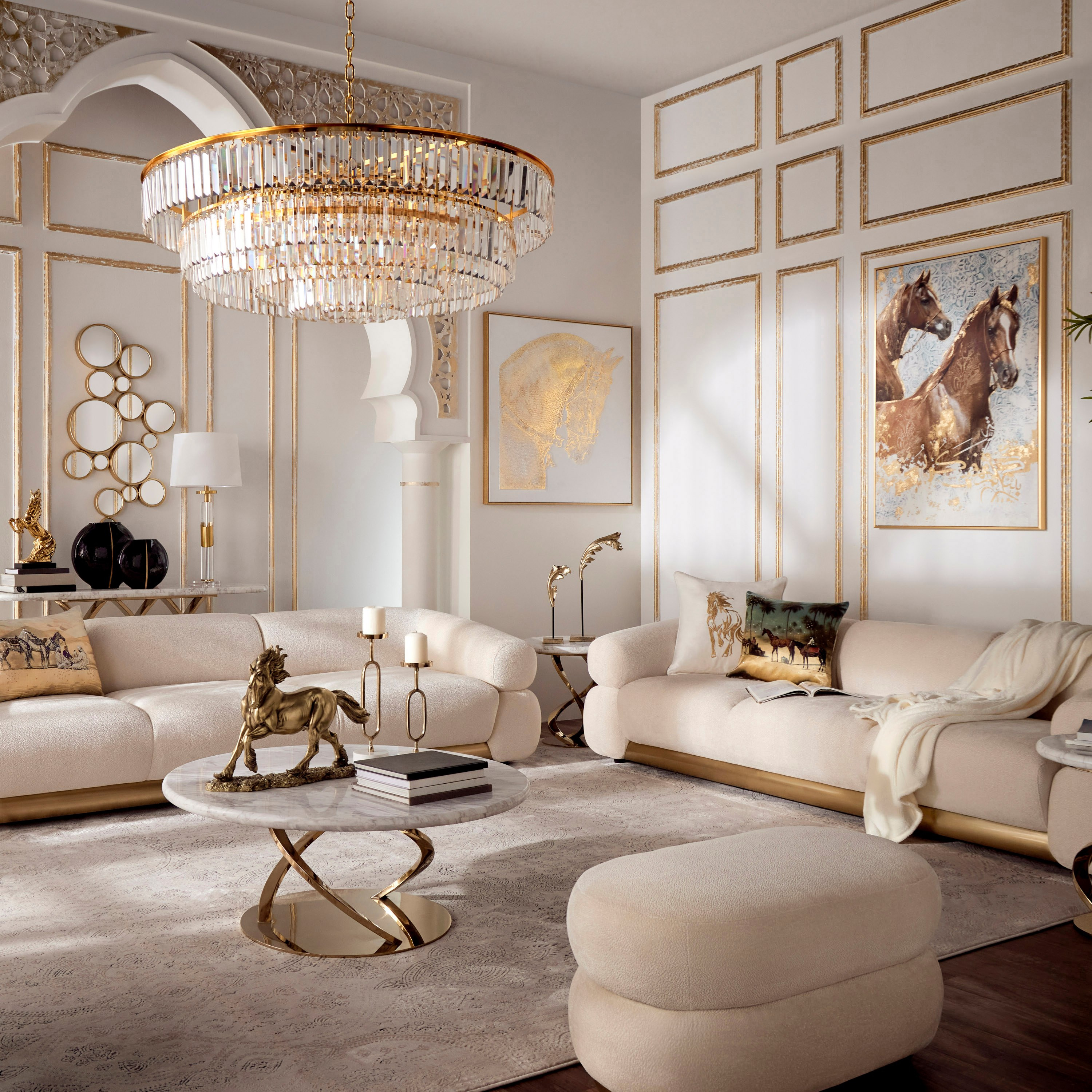 زينة حائط كانفاس مؤطرة بطبعات - 80x120 سم-household-walldecorandmirrors-wallart-image-4