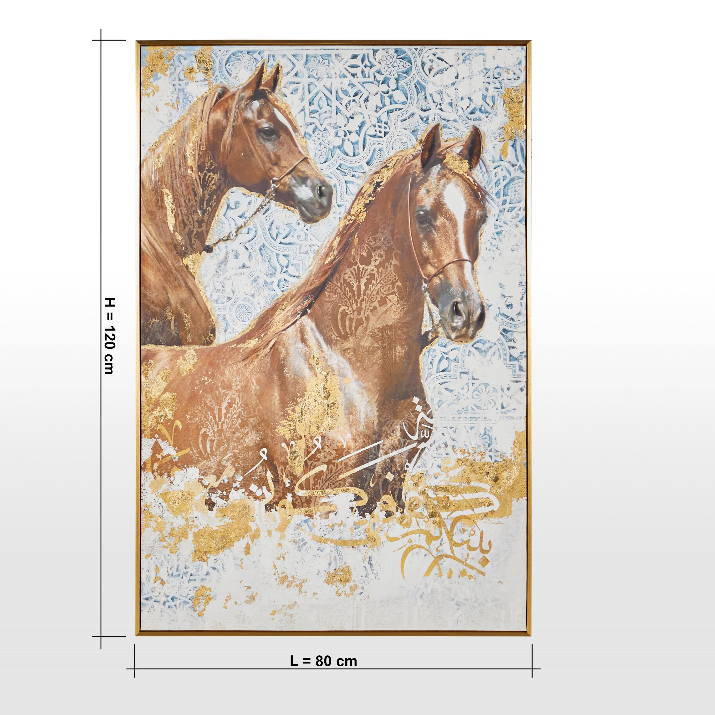 زينة حائط كانفاس مؤطرة بطبعات - 80x120 سم-household-walldecorandmirrors-wallart-image-5