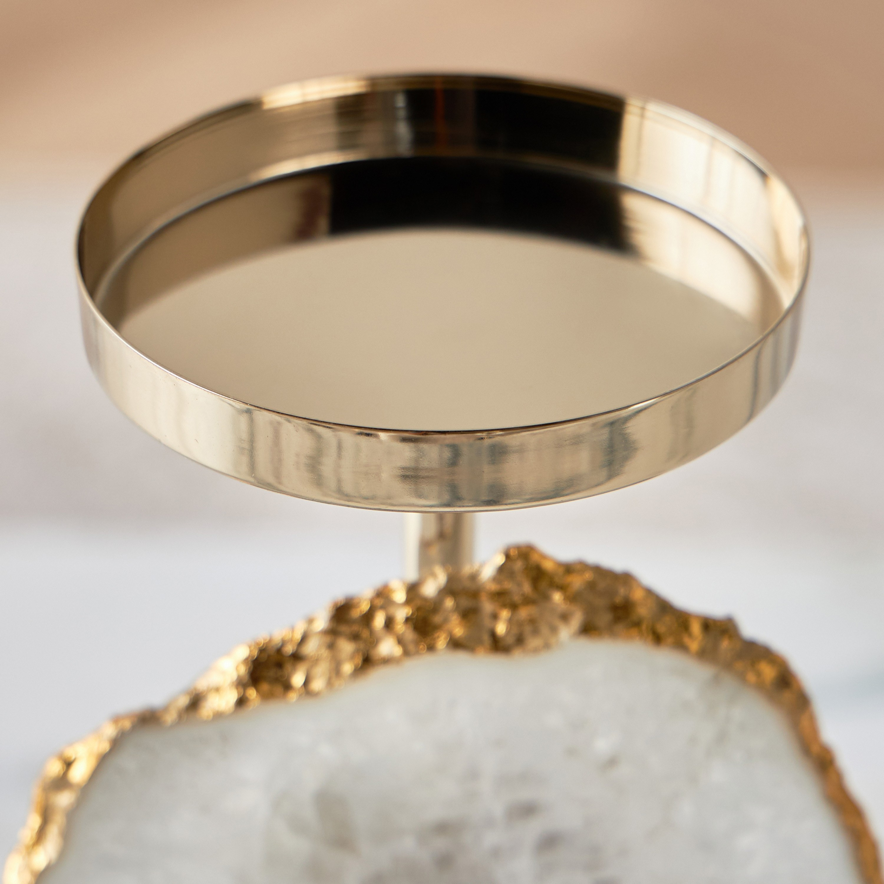 Sama Agate Pillar Candleholder-household-decor-candleholdersandlanterns-image-3