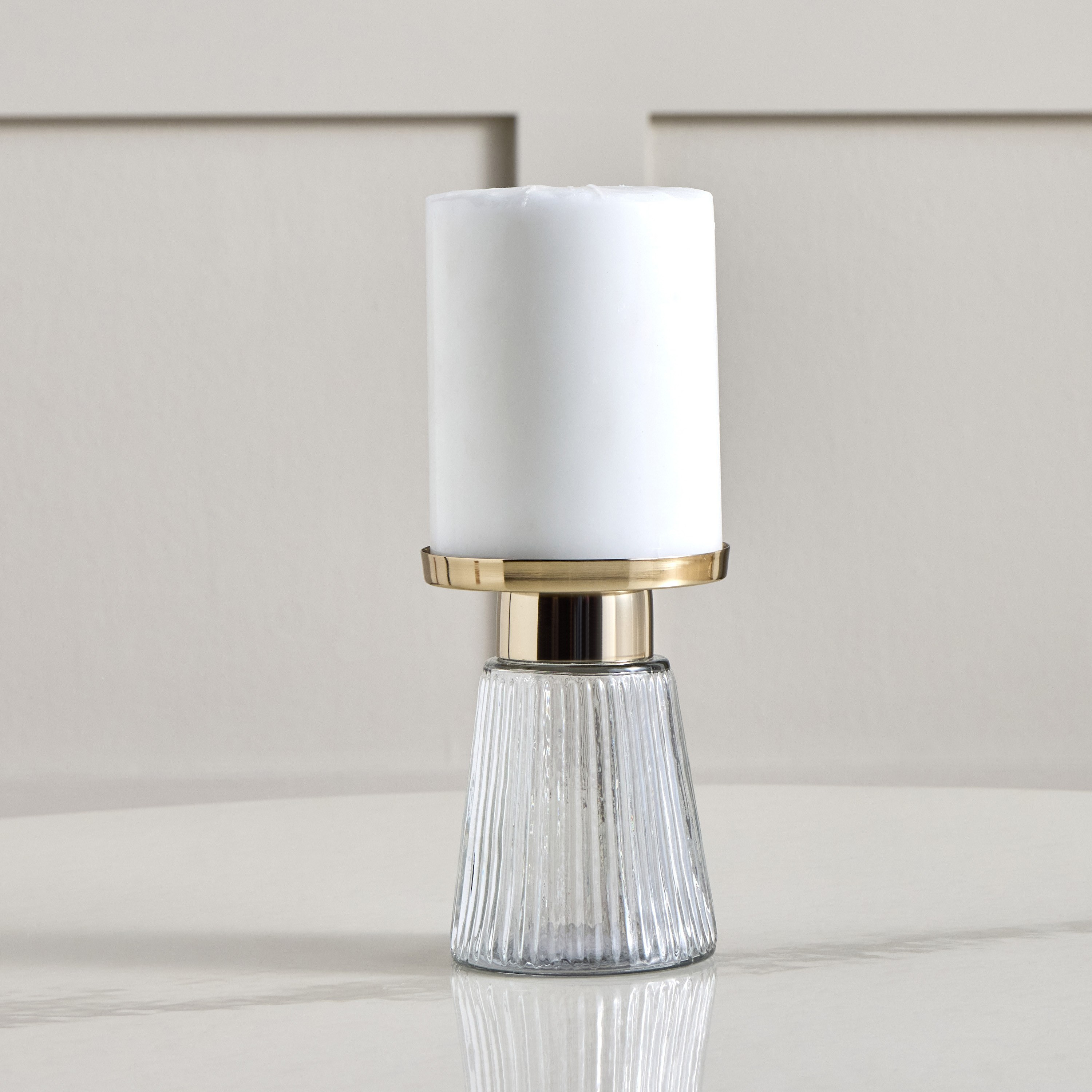 Noura Pillar Candleholder-household-decor-candleholdersandlanterns-image-1