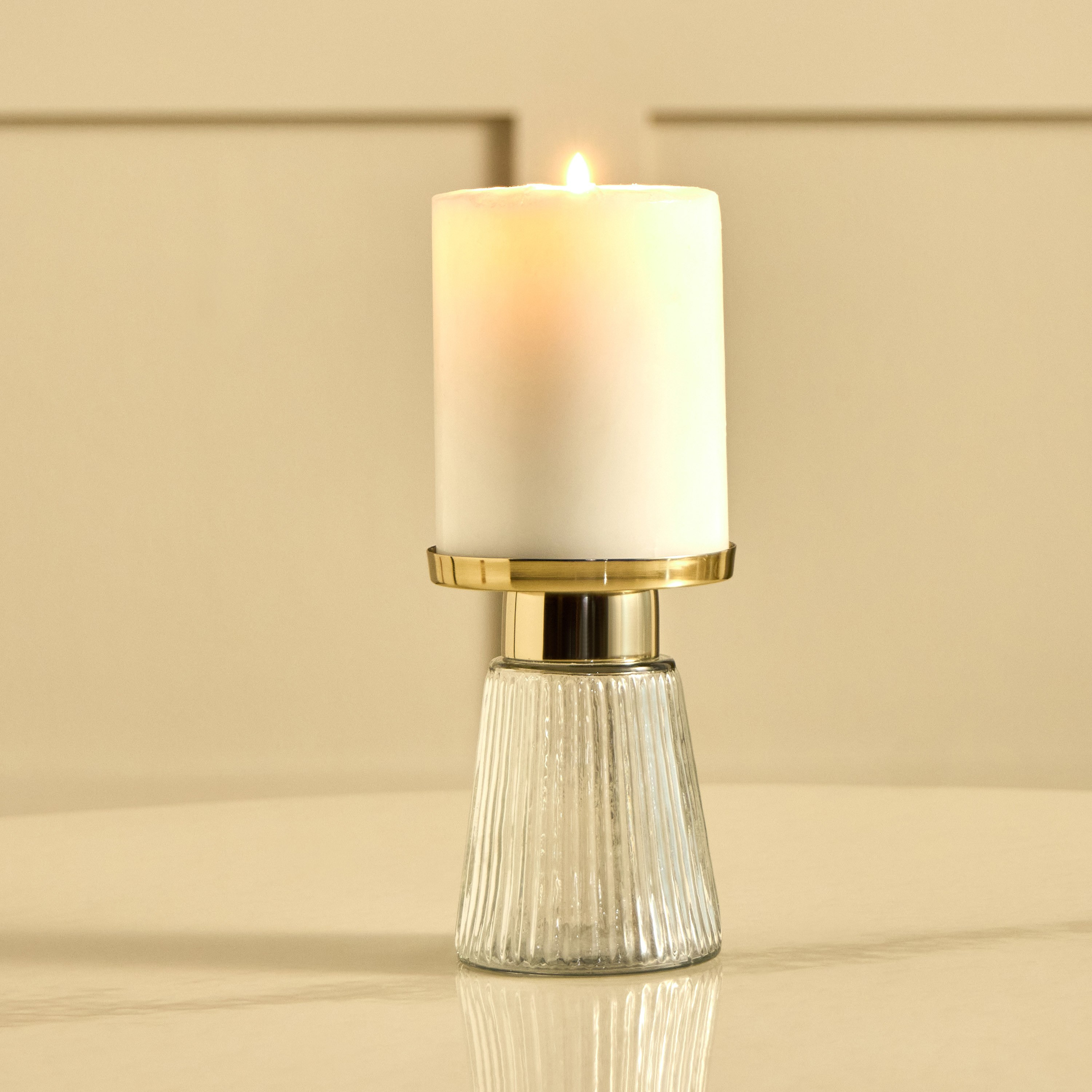 Noura Pillar Candleholder-household-decor-candleholdersandlanterns-image-2