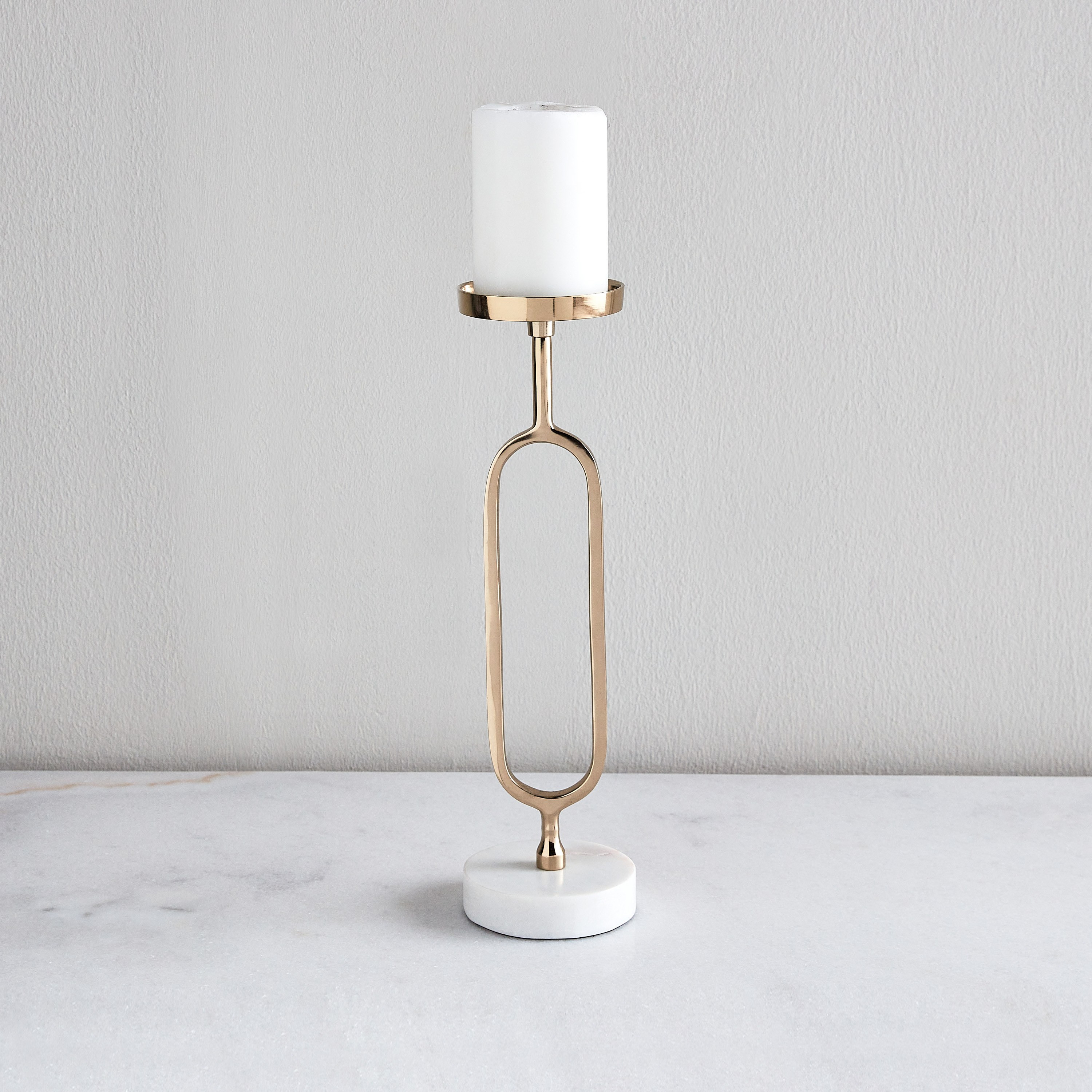 Faris Pillar Candleholder-household-decor-candleholdersandlanterns-image-1