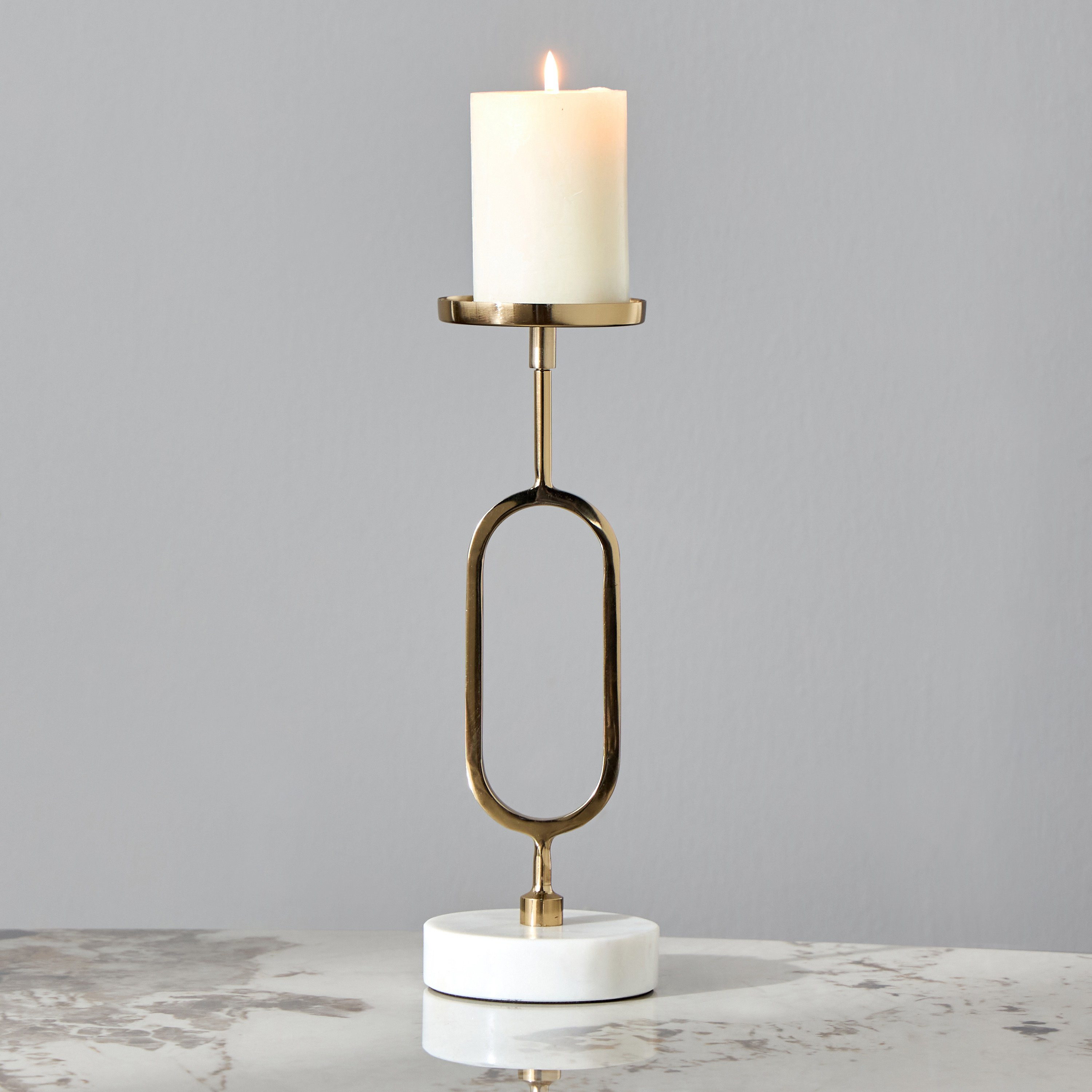 Faris Pillar Candleholder-household-decor-candleholdersandlanterns-image-2