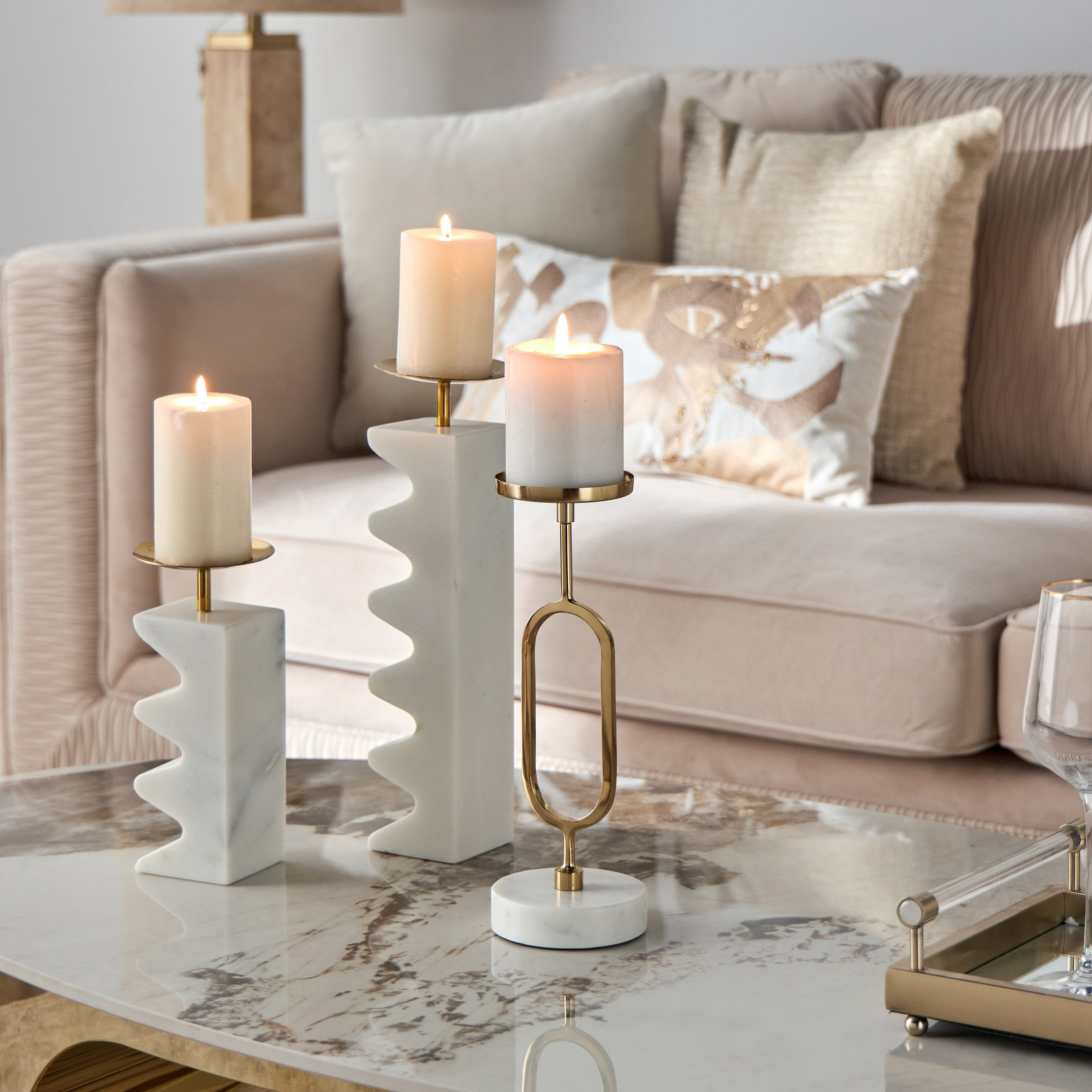 Faris Pillar Candleholder-household-decor-candleholdersandlanterns-image-4