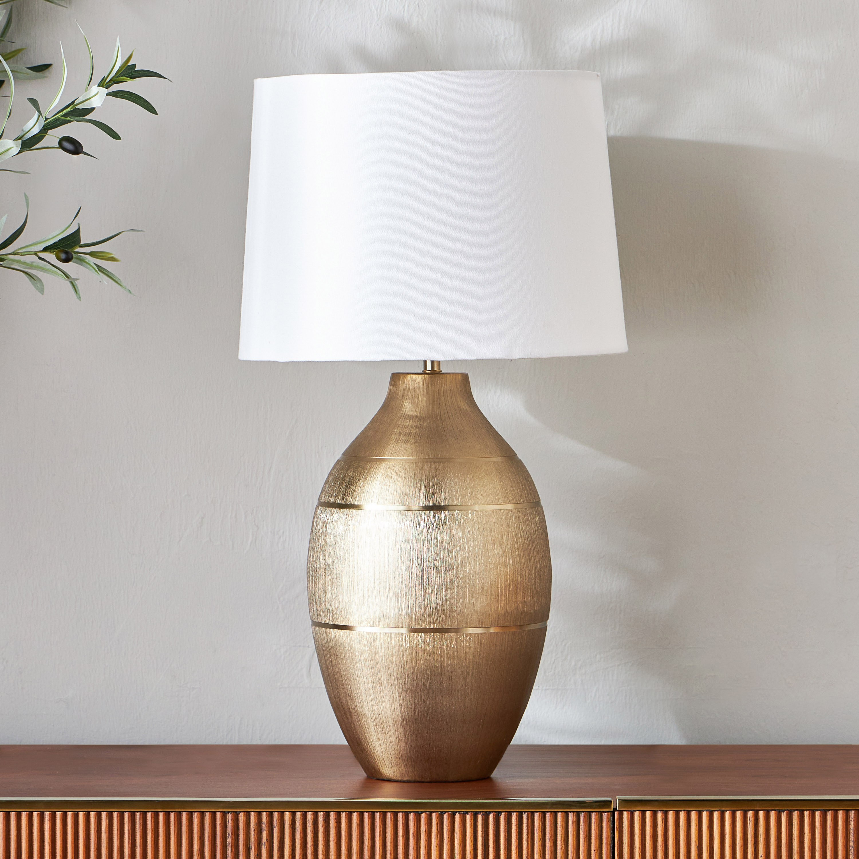 Enderby Micro Hammering Metal Table Lamp - 68 cm-household-lighting-tableanddesklamps-image-1