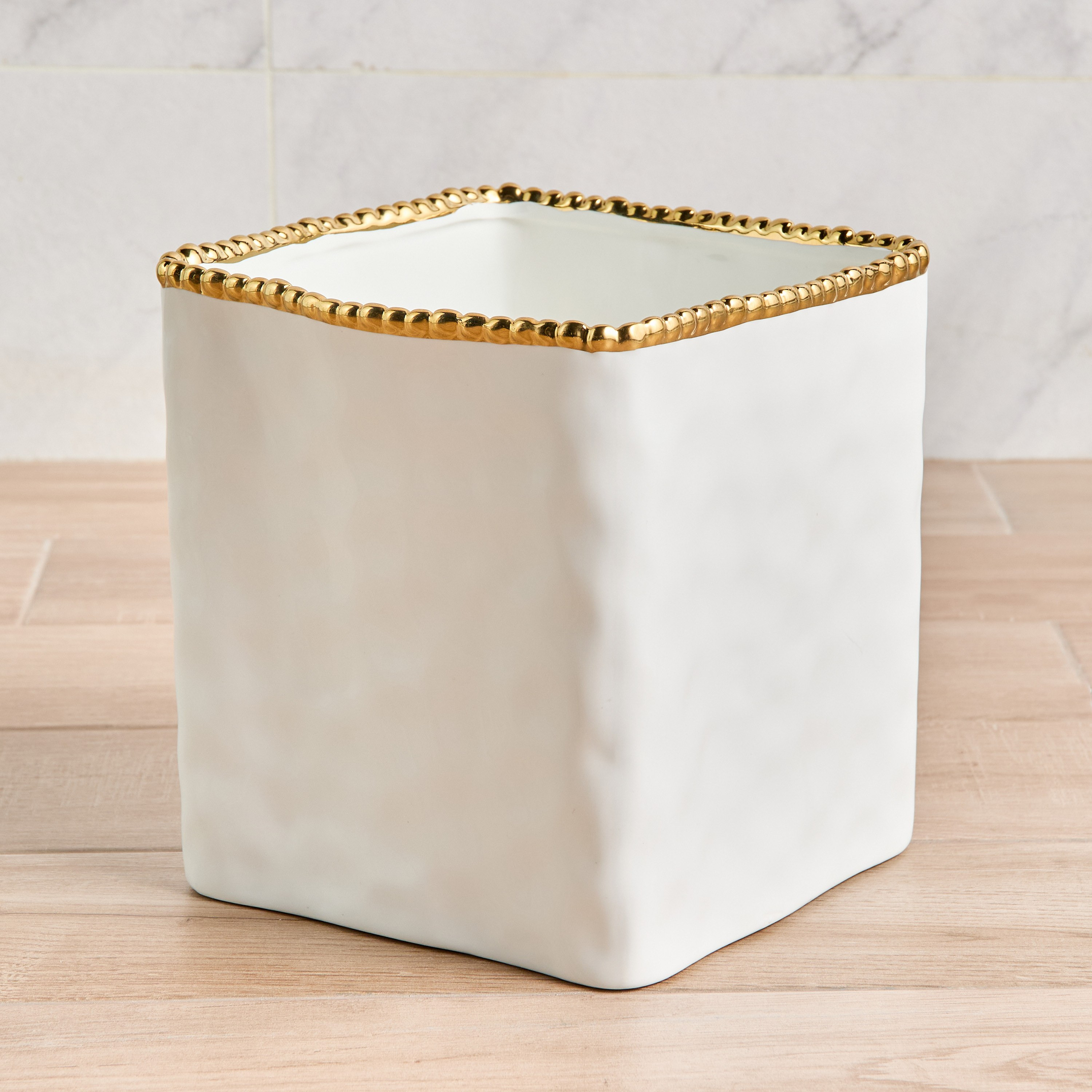 Shop Beaded Waste Bin | Homecentre Qatar