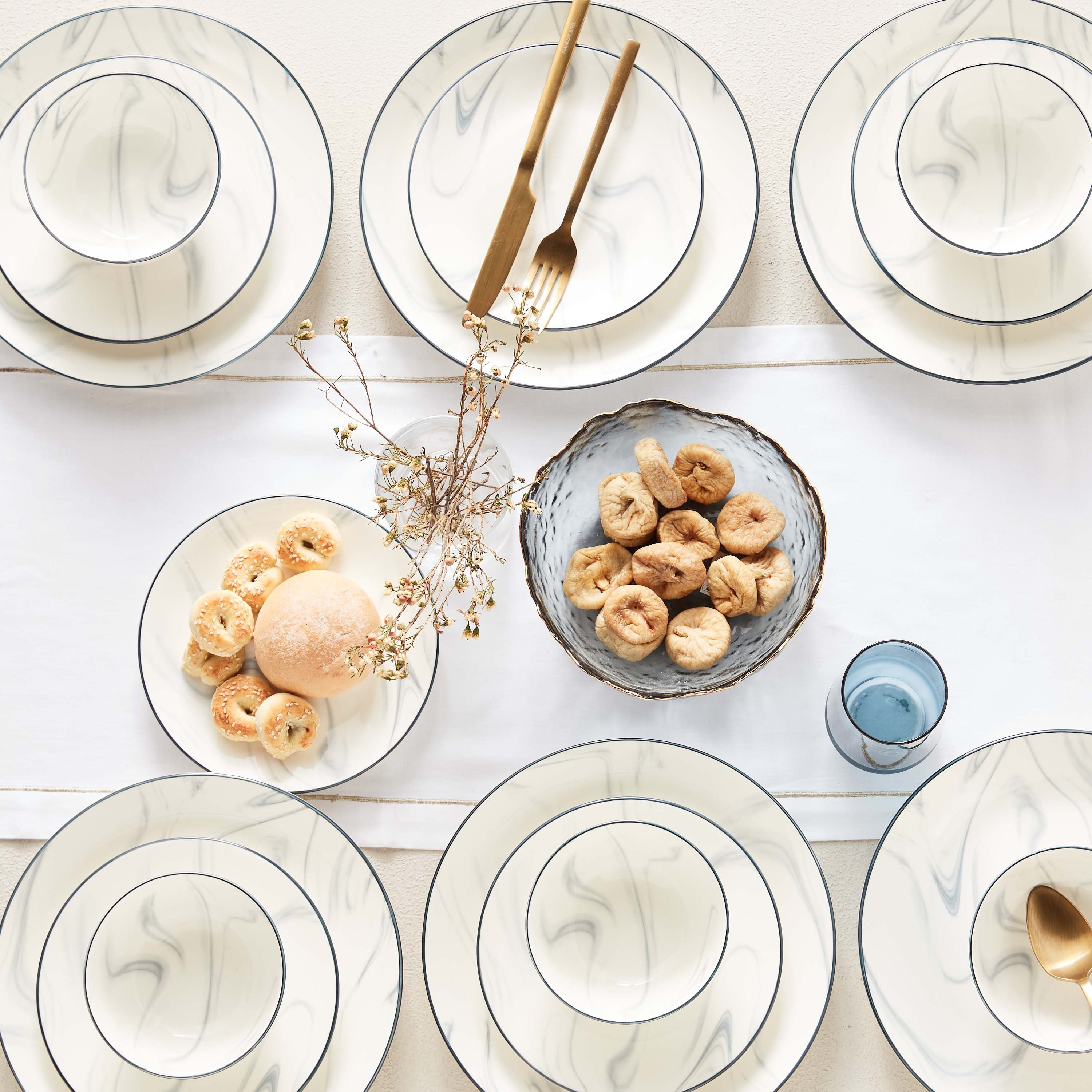 Mermer 18-Piece New Bone China Dinner Set - Serves 6-household-dining-dinnerware-dinnersets-image-3