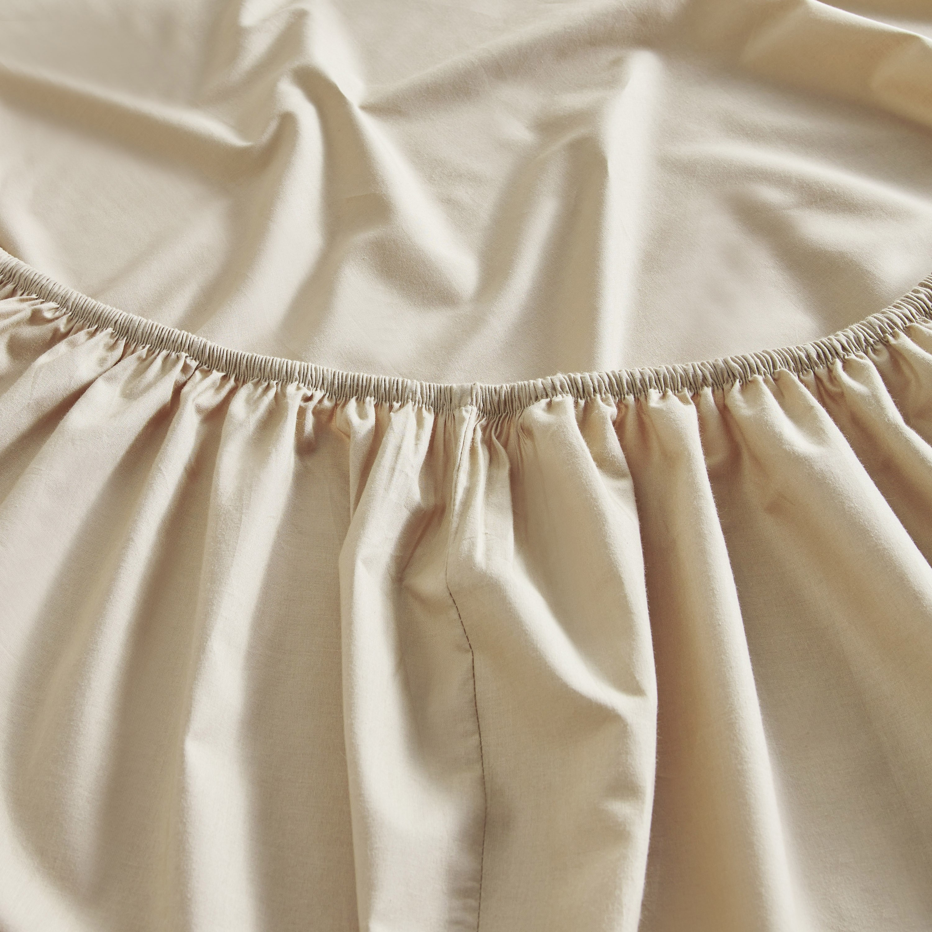 Essence Cotton Percale 144 Thread Count King Fitted Sheet - 180x205 cm-household-bedding-sheetsandpillowcases-fittedsheets-image-2
