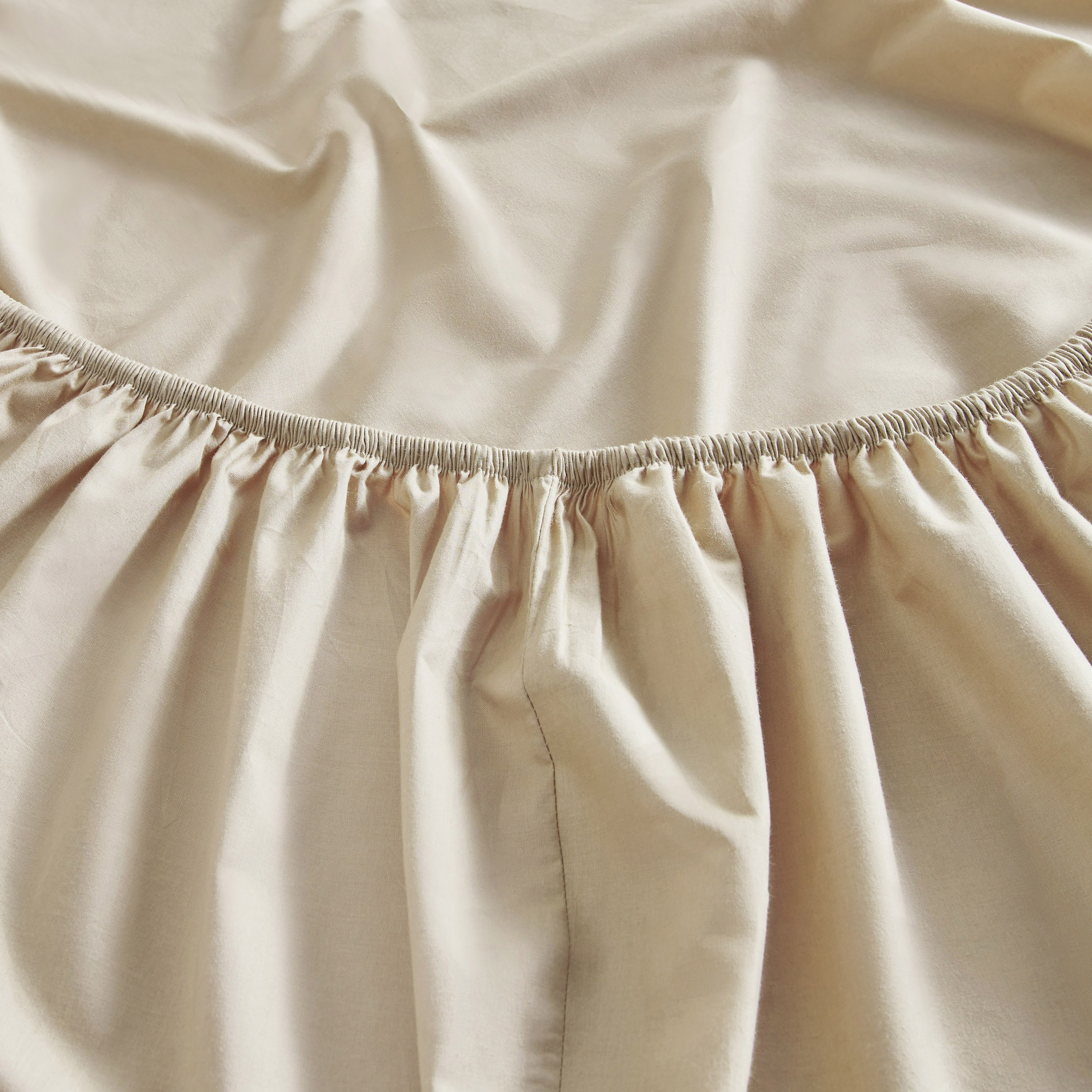 Essence Cotton Percale 144 Thread Count Queen Fitted Sheet - 160x200 cm-household-bedding-sheetsandpillowcases-fittedsheets-image-2