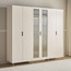 Maison 6-Door Wardrobe with Drawer-furniture-bedroom-wardrobes-image-1