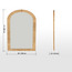 Zenobia Arch Leaner Mirror - 200x100 cm-household-walldecorandmirrors-mirrors-floormirrors-image-4
