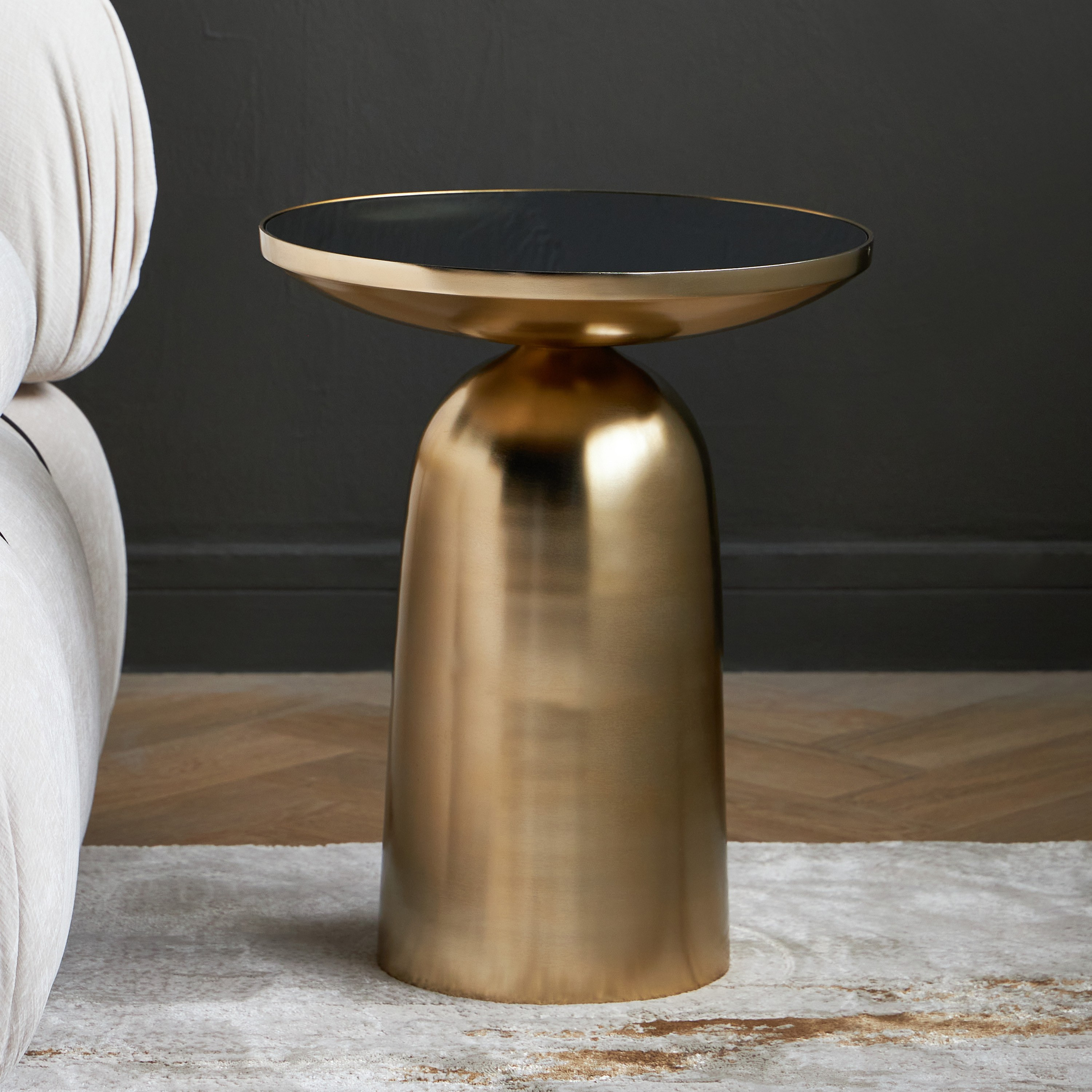 Shop Rabia Glass Top Side Table | Homecentre Kuwait