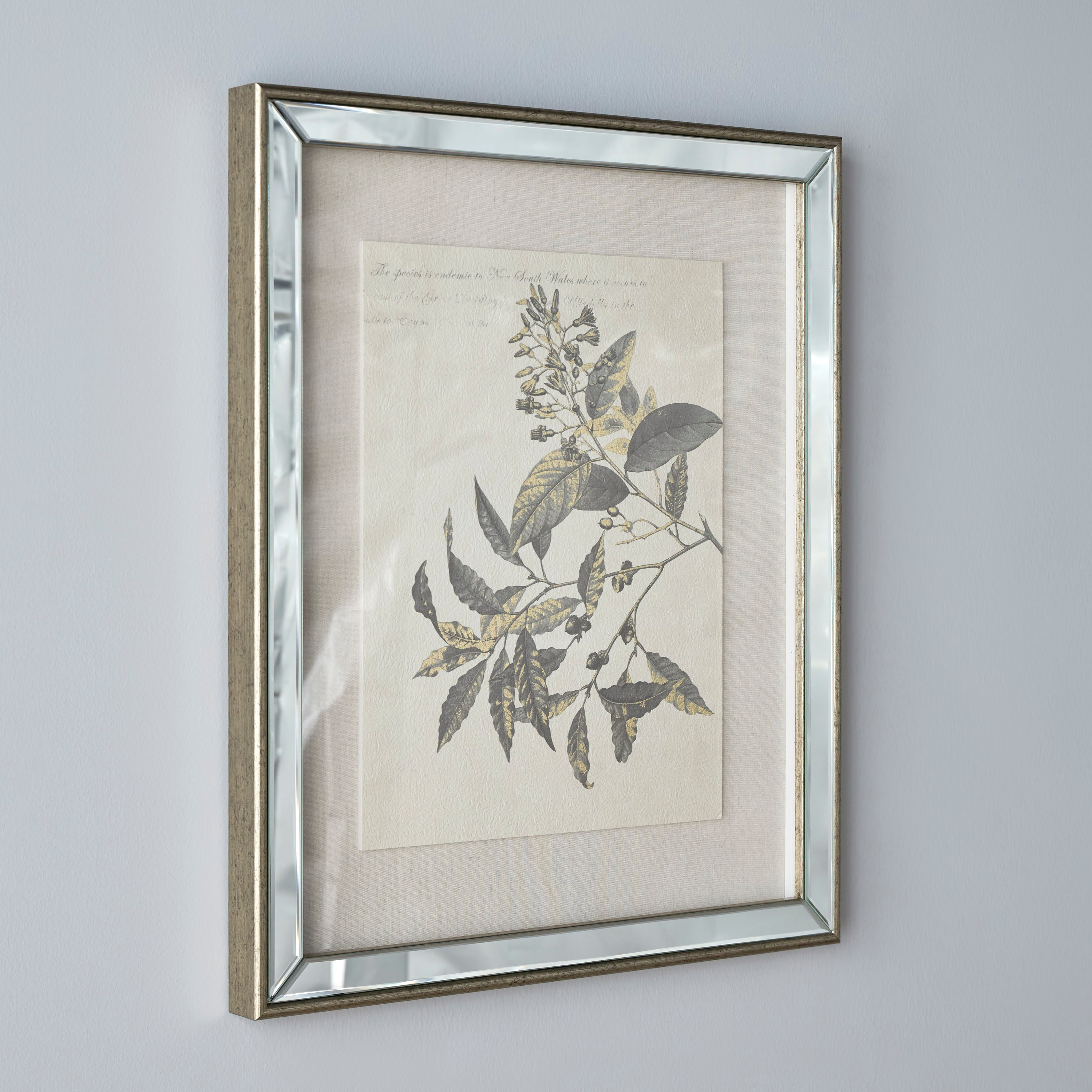 Bogdana Framed Glass Wall Art - 66x56 cm-household-walldecorandmirrors-wallart-image-2