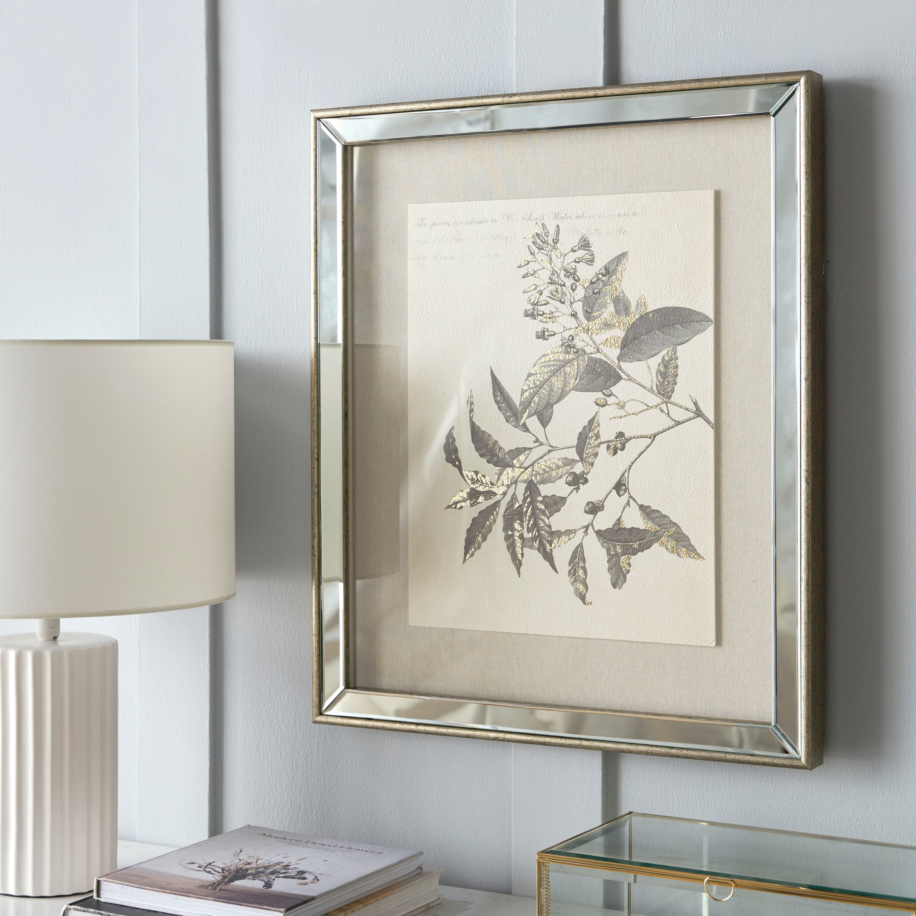 Bogdana Framed Glass Wall Art - 66x56 cm-household-walldecorandmirrors-wallart-image-4
