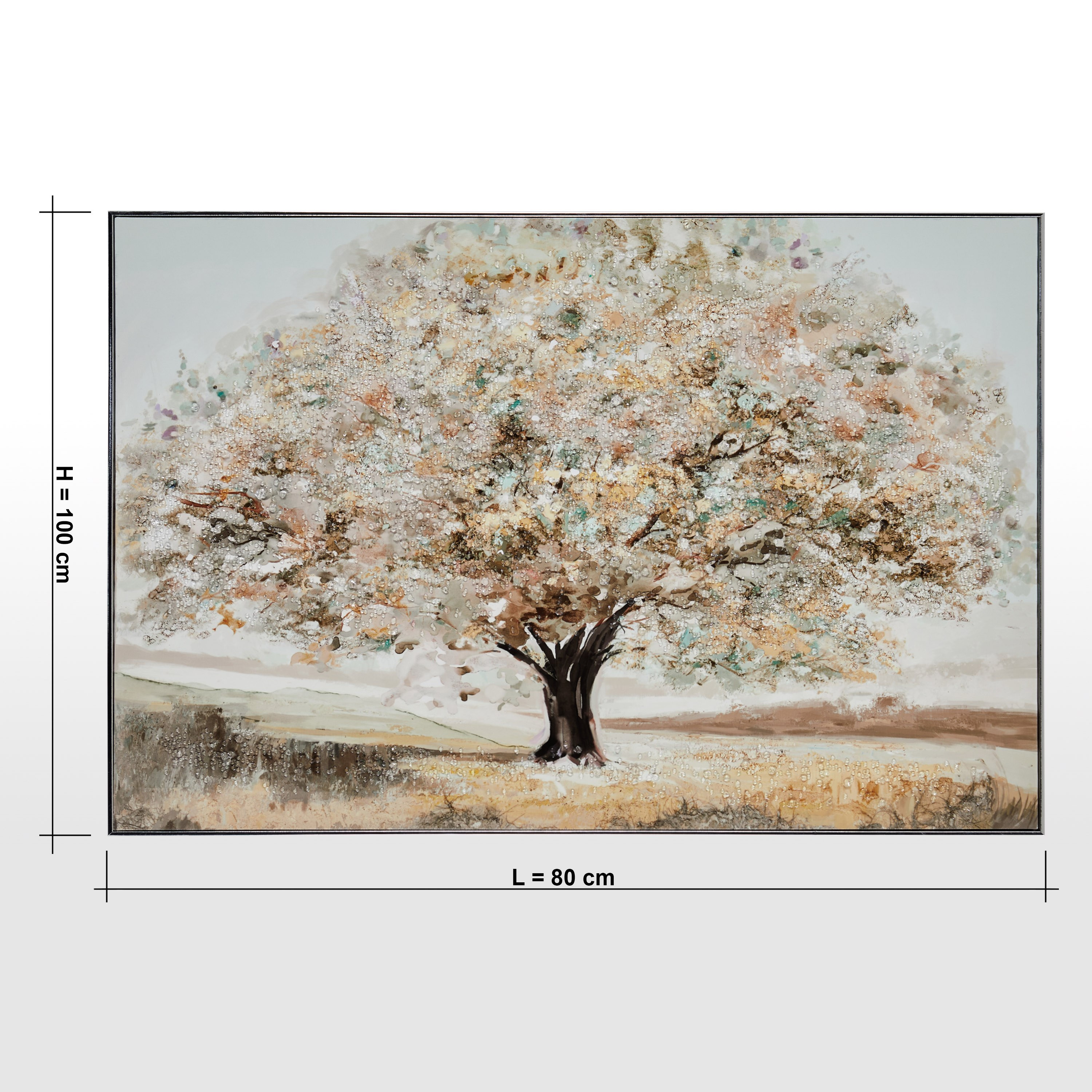 Katerina Jewelled Framed Wall Art - 80x100 cm-household-walldecorandmirrors-wallart-image-5