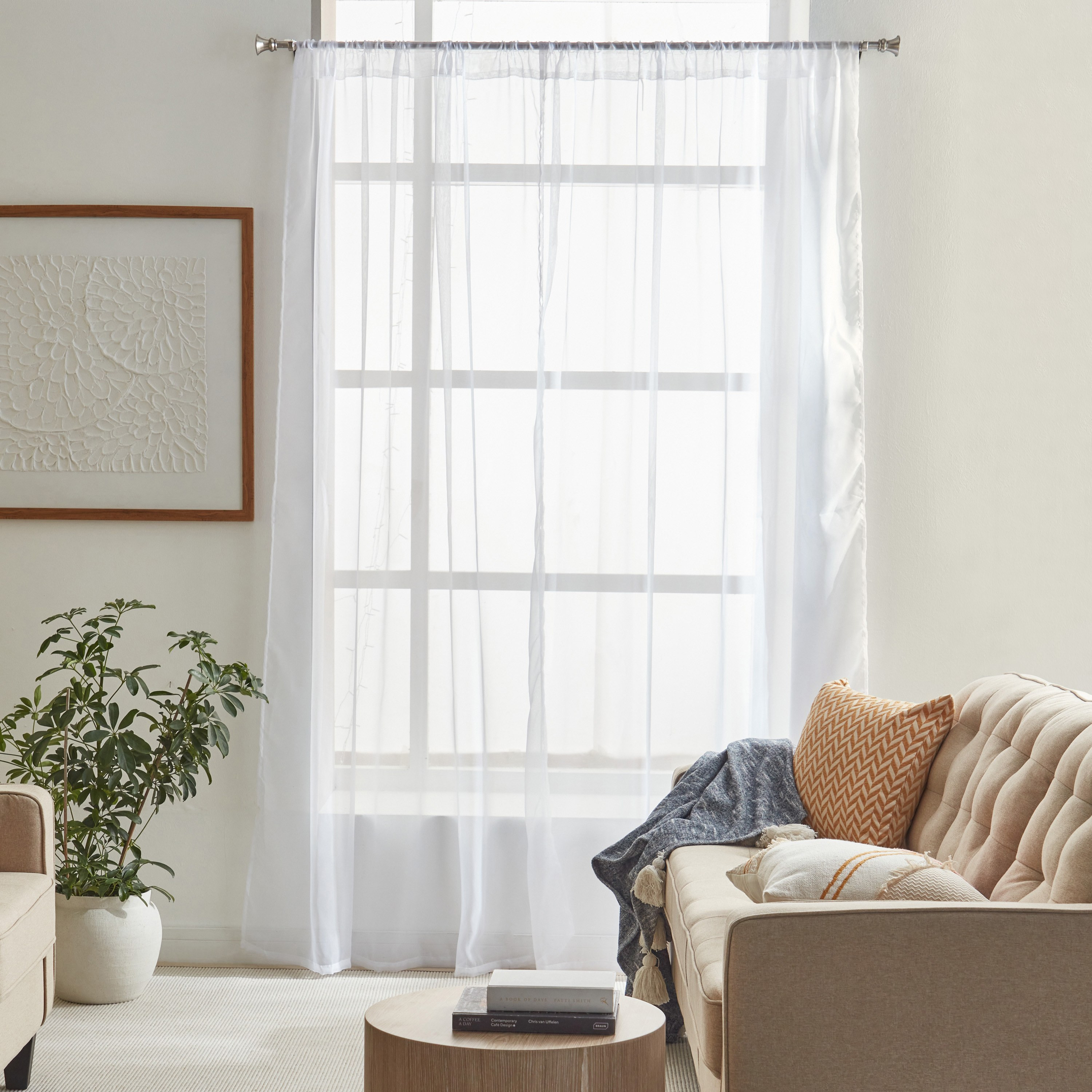 Mia 2-Piece Sheer Curtain Set - 135x240 cm-household-windows-curtains-image-4
