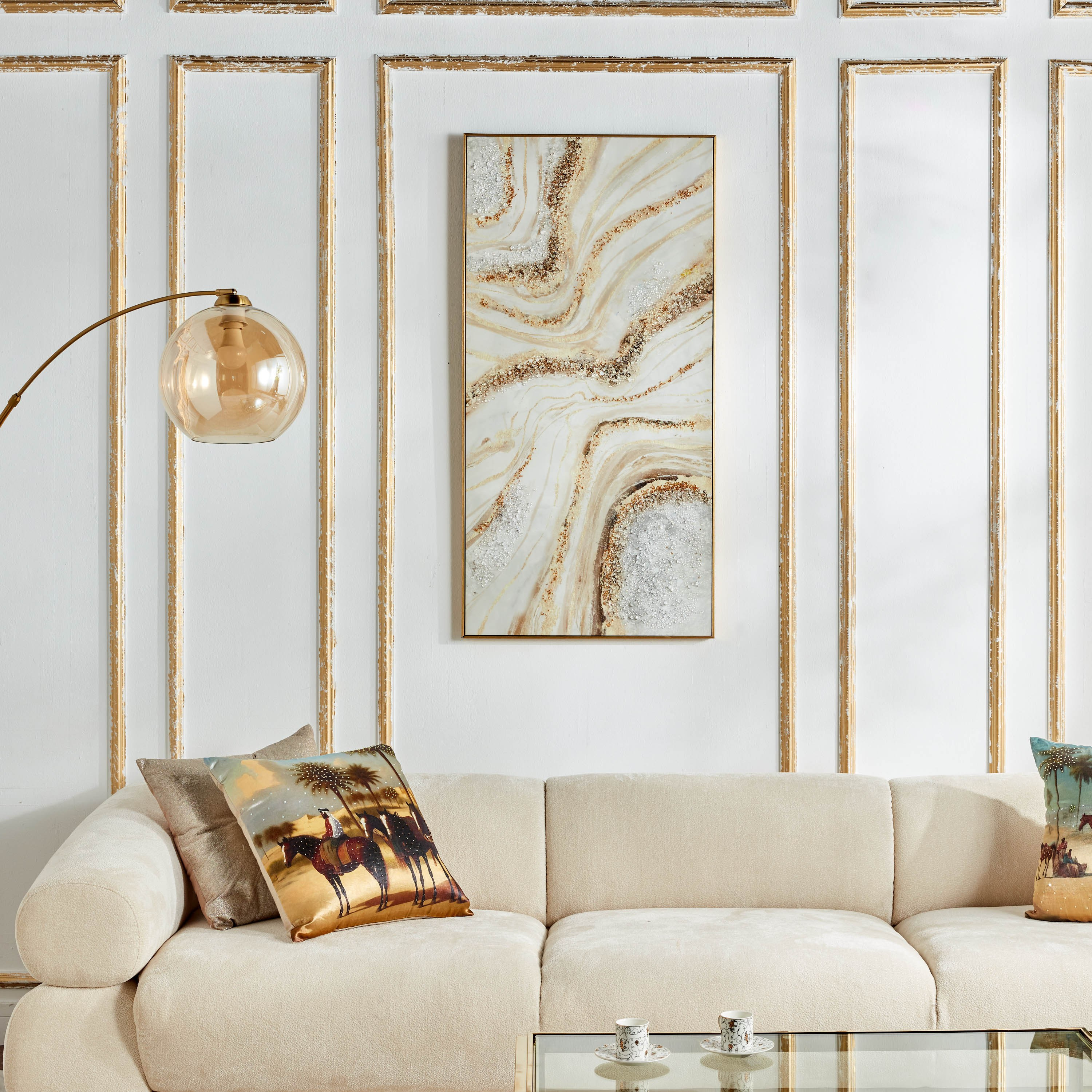 Eleni Jewelled Framed Wall Art - 60x120 cm-household-walldecorandmirrors-wallart-image-4