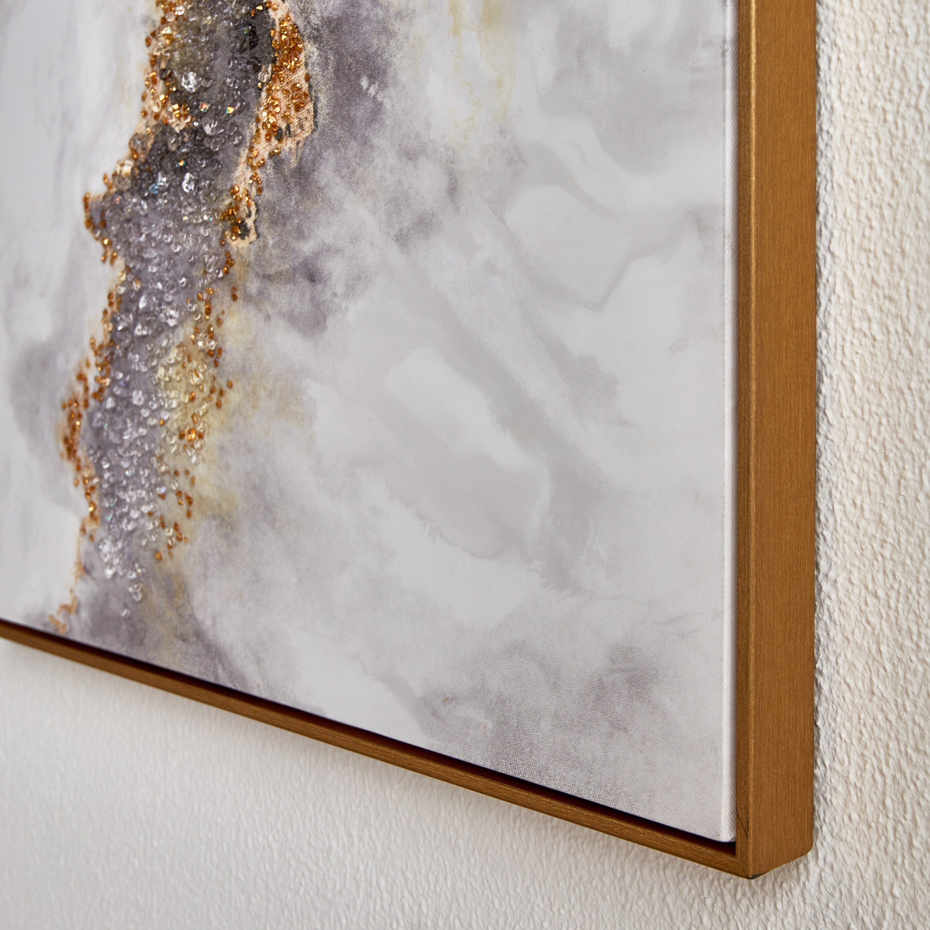 Eliska Jewelled Framed Canvas Wall Art - 100x50 cm-household-walldecorandmirrors-wallart-image-3
