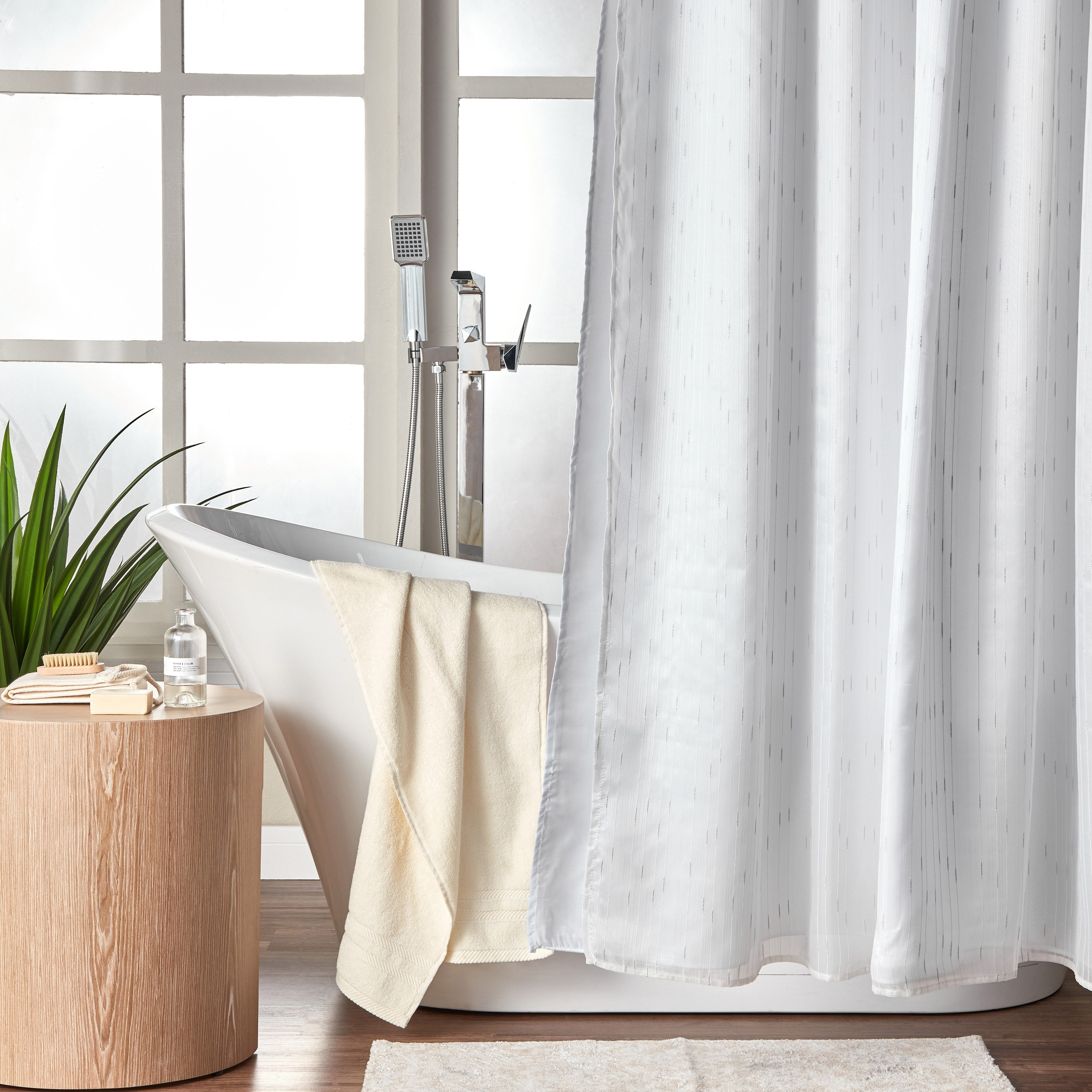 Glitz Shower Curtain - 180x180 cm-household-bathandlaundry-shower-showercurtainandliners-image-4
