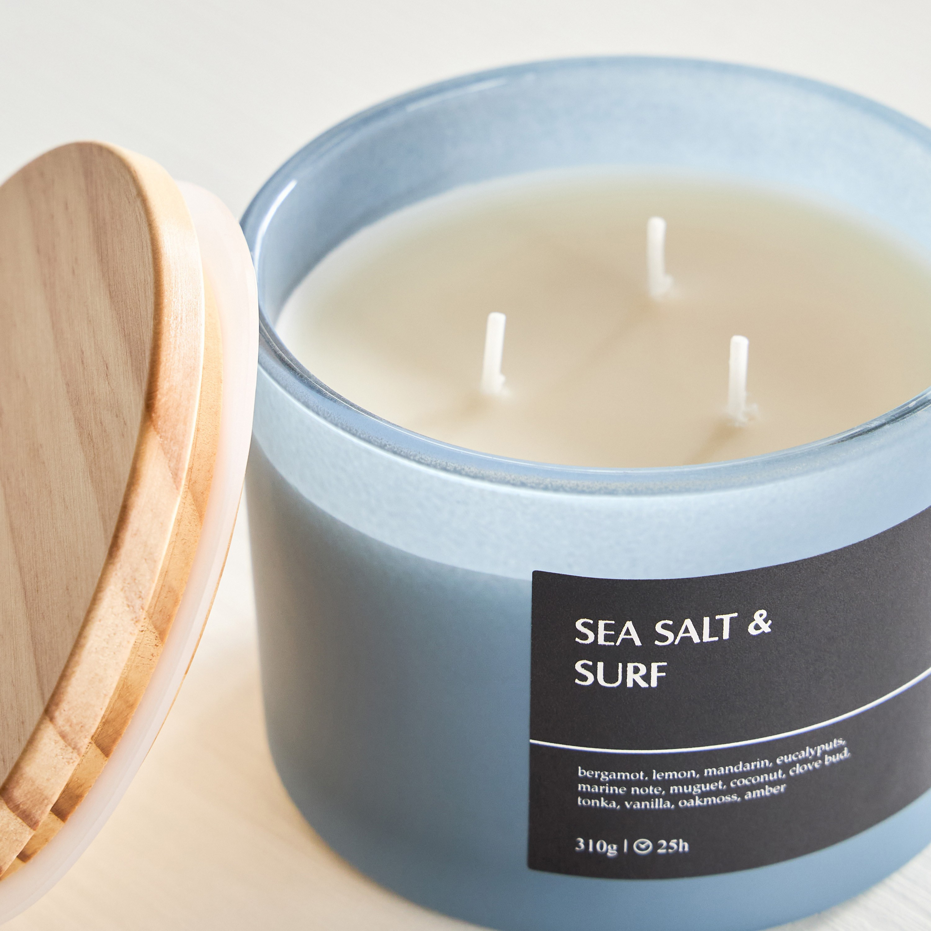Ambience Core Seasalt and Surf Scented Jar Candle - 25 h-household-homefragrance-candles-image-2