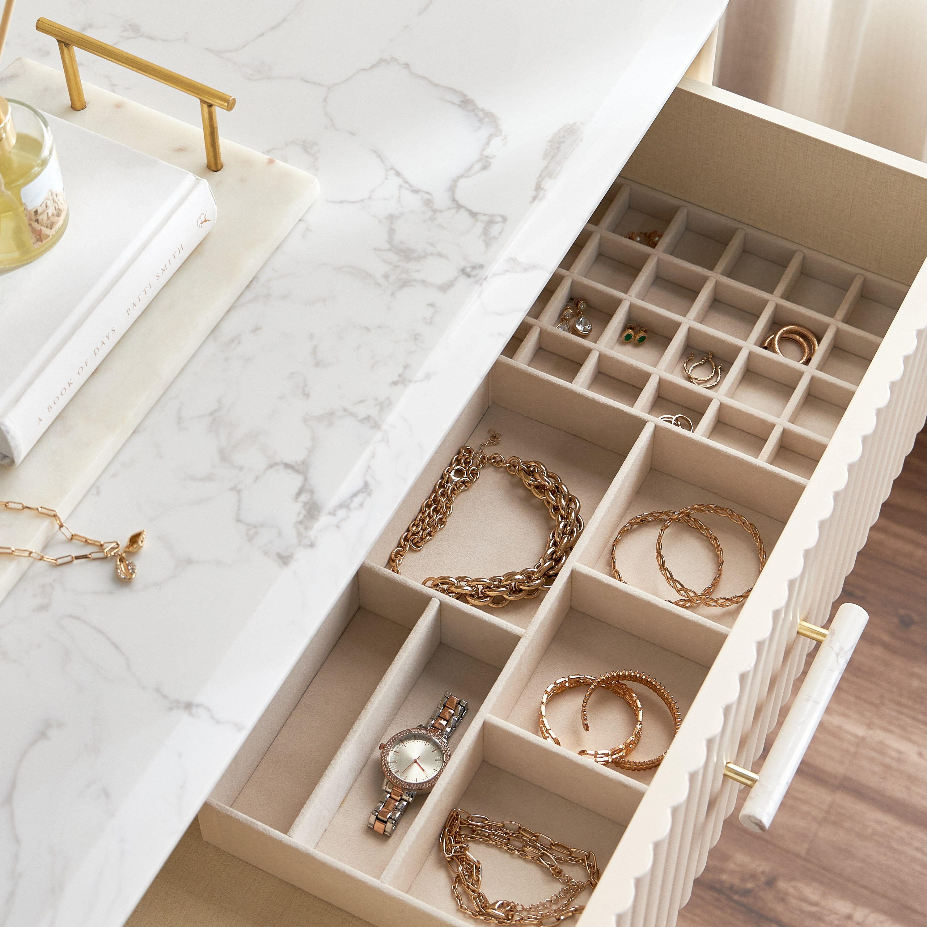 صينية مجوهرات 6 أقسام - فلوسكي-household-storage-jewelleryorganizing-jewellerytrays-image-3