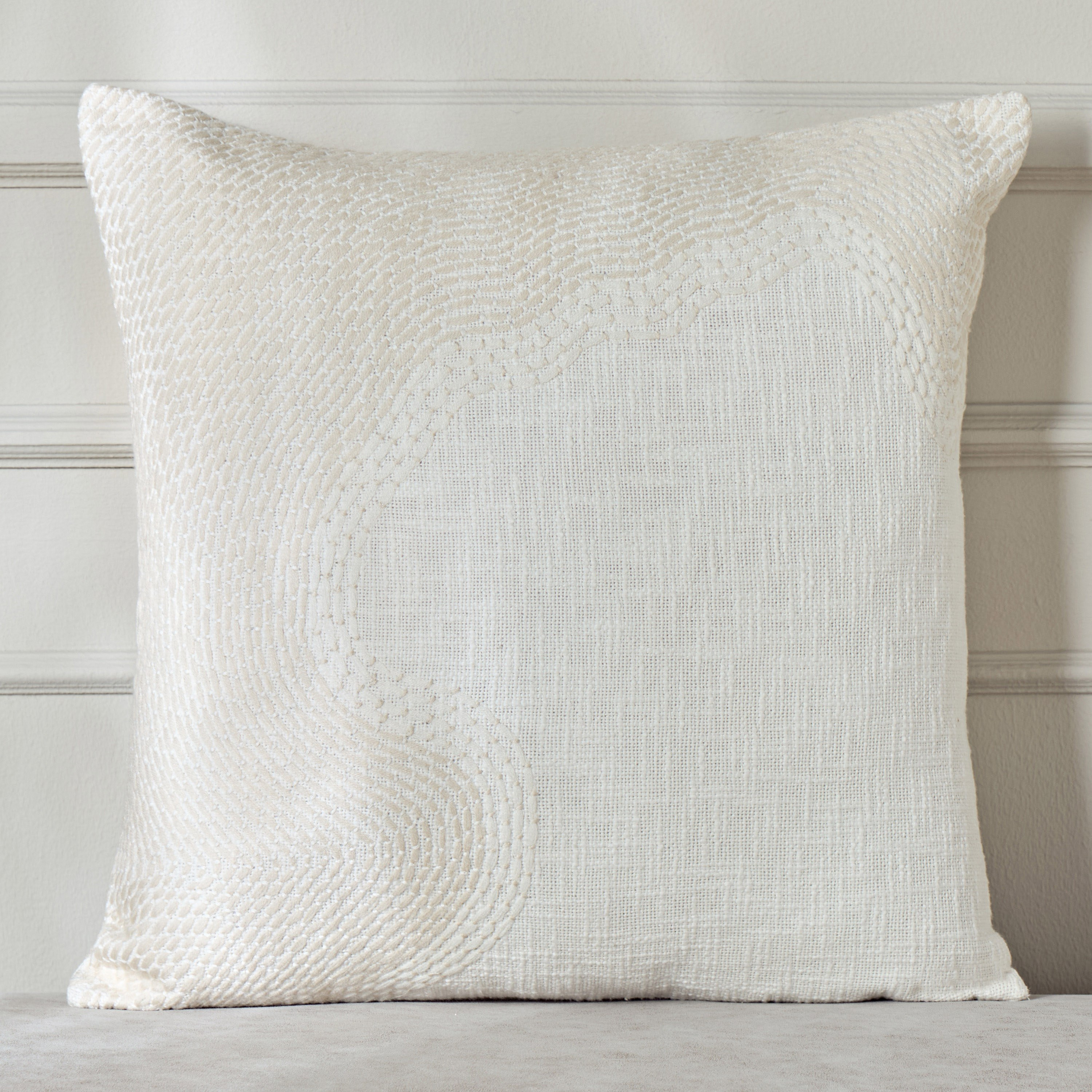 Desert Elegance Embroidered Cushion Cover - 50x50 cm-household-cushionsandthrows-cushioncovers-image-1