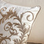 Faris Sarona Swirl Embroidered Filled Cushion - 50x50 cm-household-cushionsandthrows-filledcushions-decorativecushions-image-2
