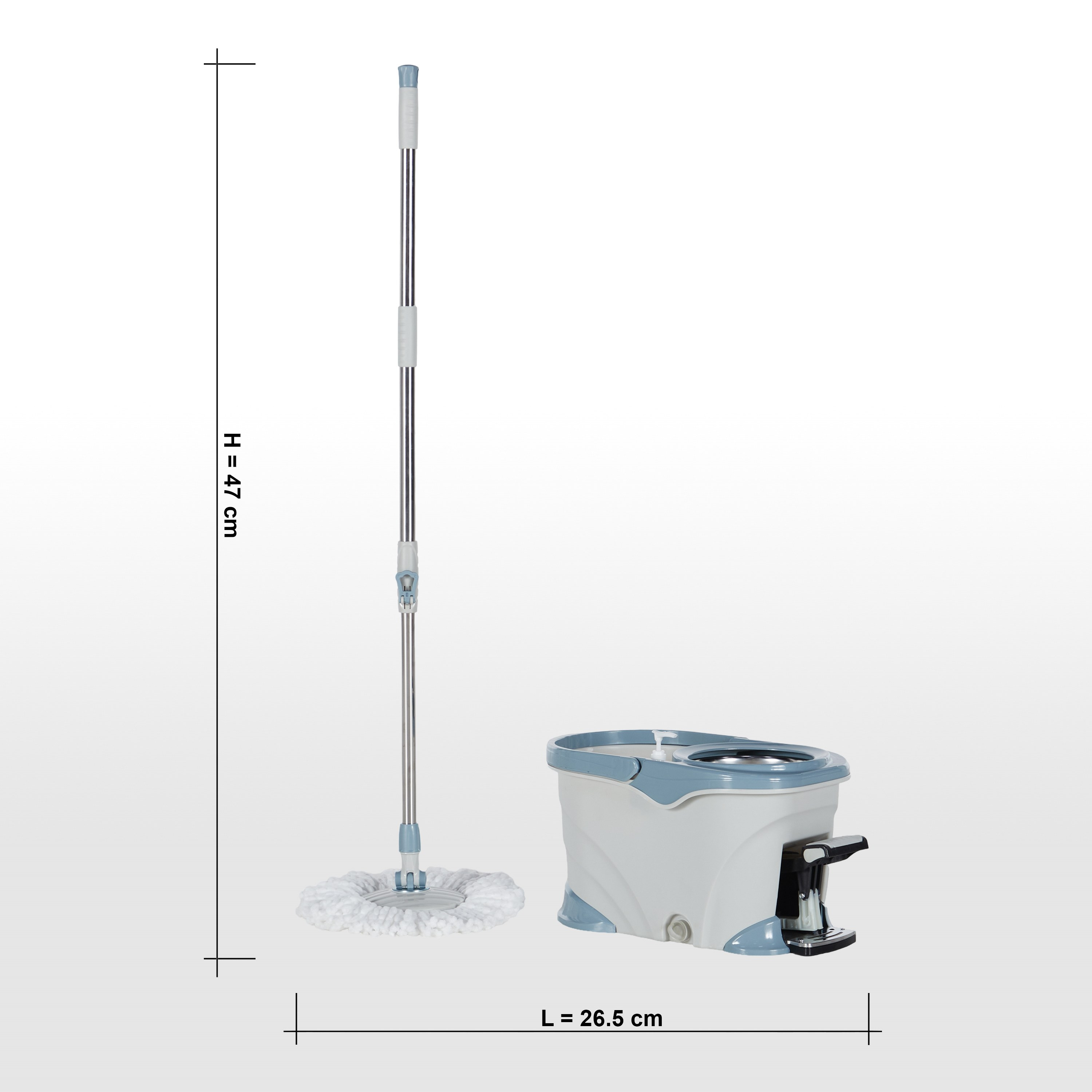 Wonderwash Pedal Mop with 2 Mop Heads-household-bathandlaundry-cleaning-broomsmopsanddusters-image-9