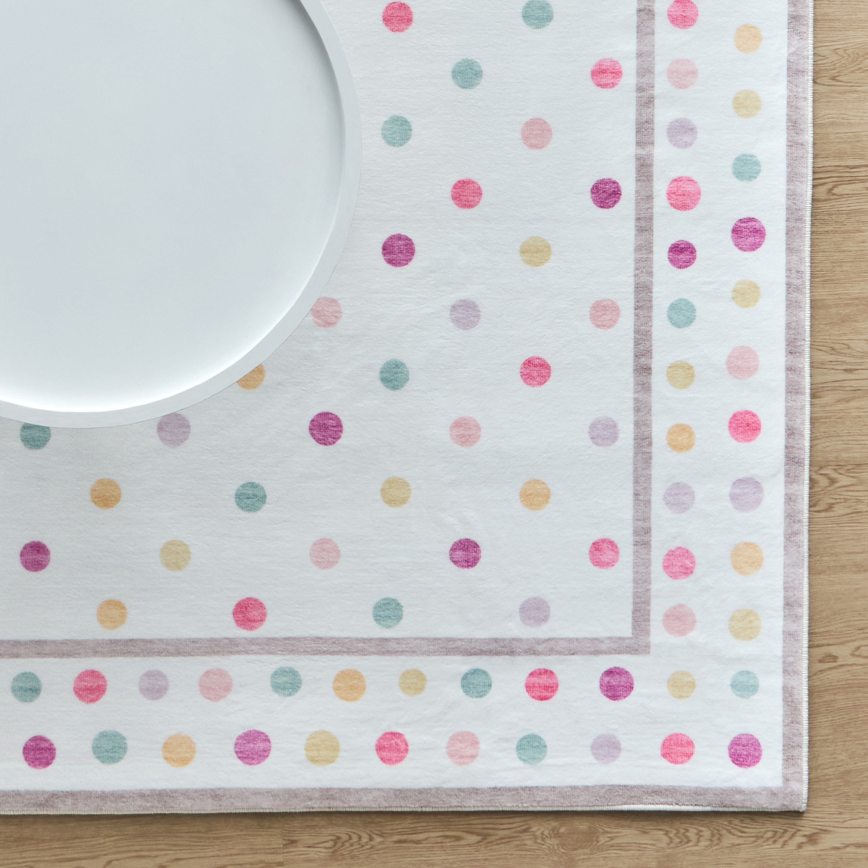 سجادة منقطة ملونة - 120x160 سم-babyandkids-rugsandcarpets-rugs-image-1