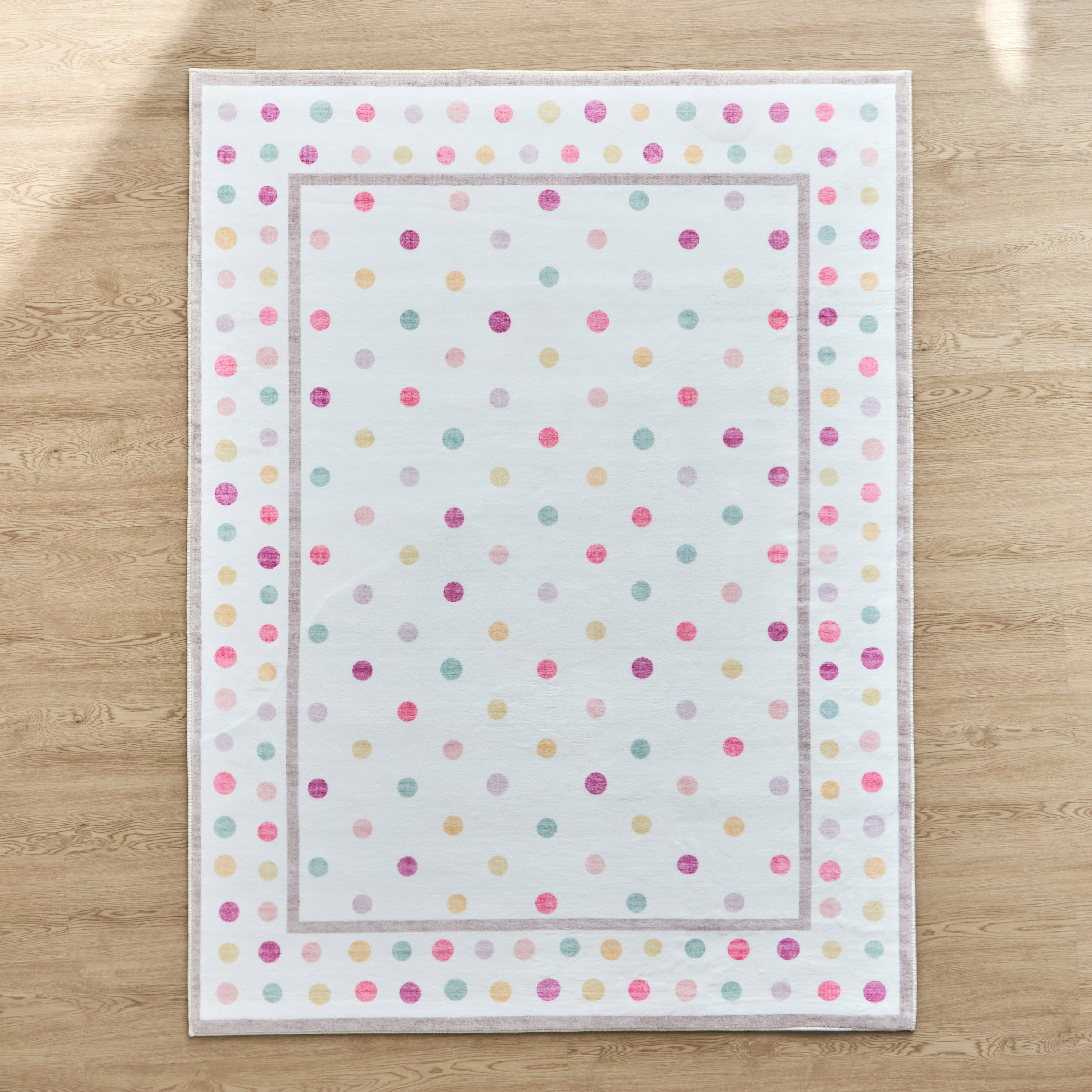 سجادة منقطة ملونة - 120x160 سم-babyandkids-rugsandcarpets-rugs-image-2