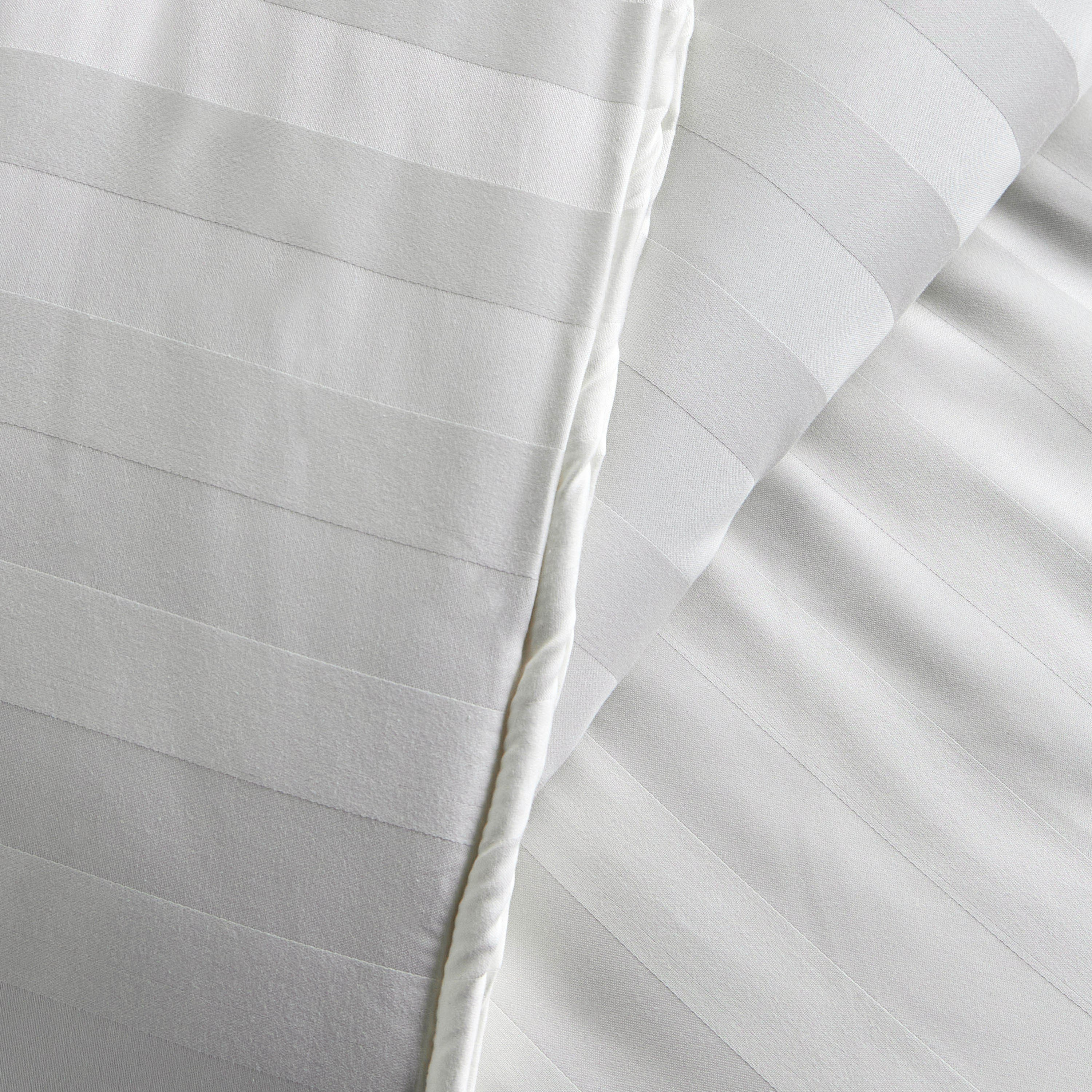 Satin Stripe Pima Cotton Sateen 525 Thread Count 3-Piece Queen Comforter Set - 200x240 cm-household-bedding-comfortersandbedspreads-comforters-image-3