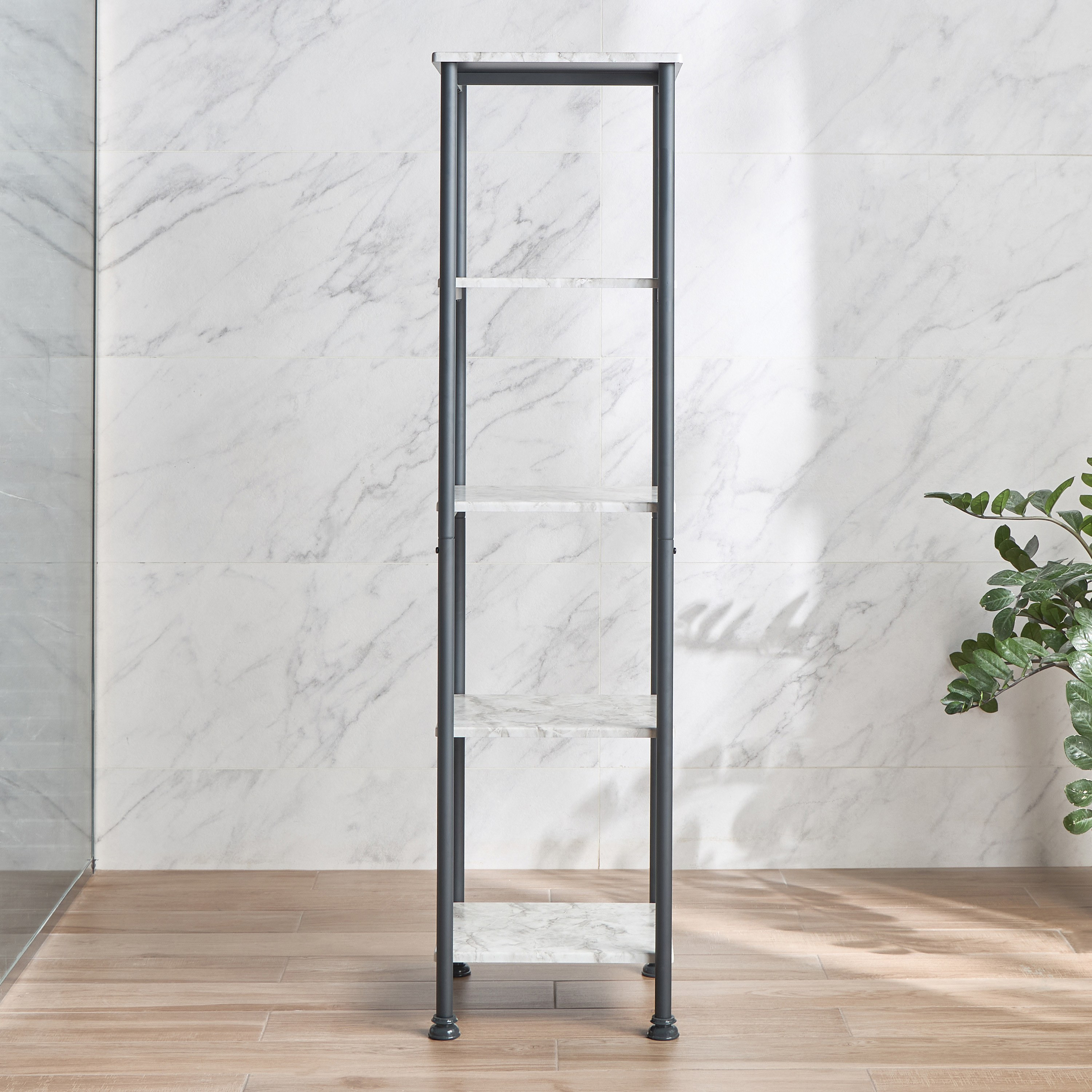 Marbella 5-Tier Storage Shelf-household-bathandlaundry-bathroomorganizing-bathroomracksandtrolleys-image-2