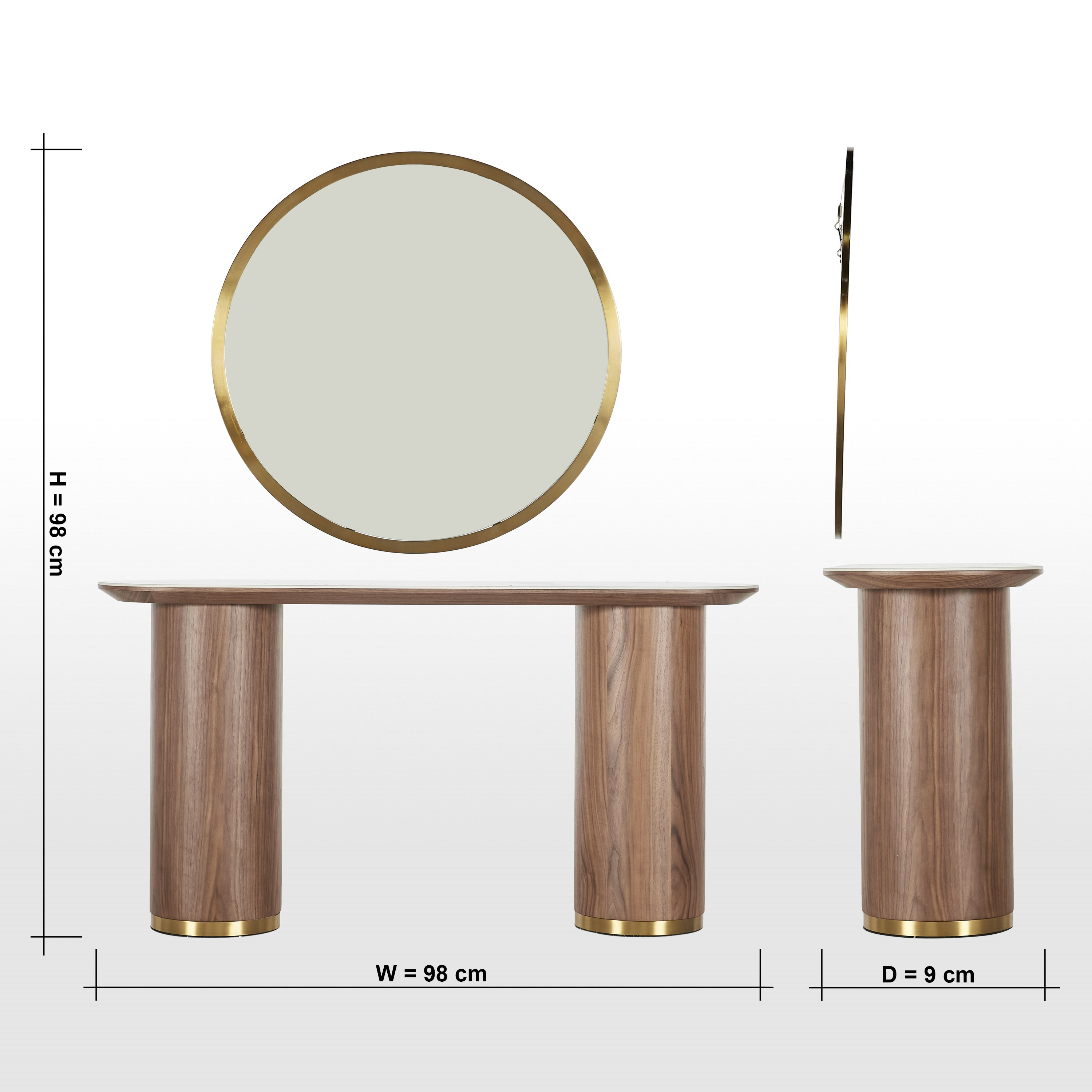 طاولة كونسول مع مرآة - ريجينا-furniture-livingroom-consoletablesandmirrors-image-7