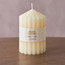 Essentials Unscented Pillar Candle - 40 h-household-homefragrance-candles-image-1