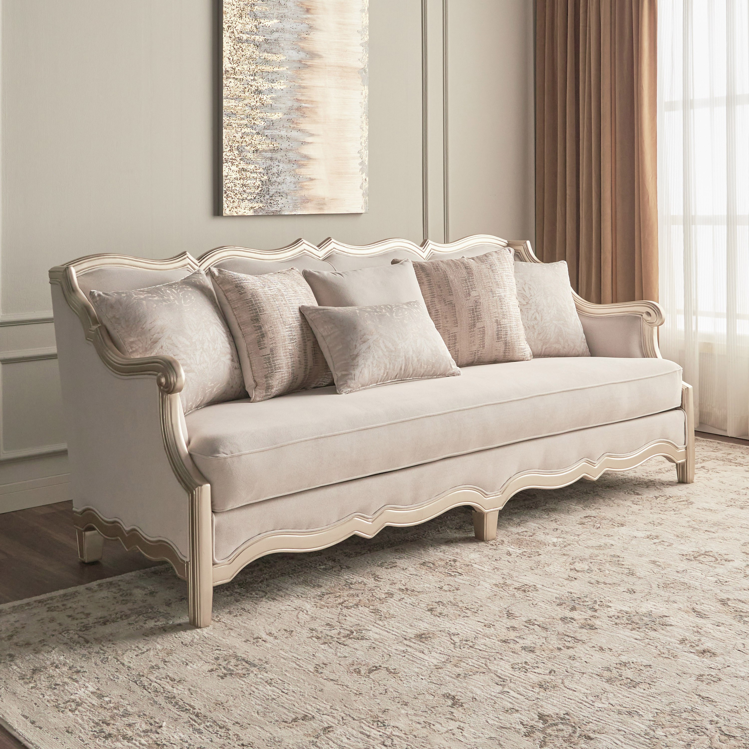 Aurelia 3-Seater Fabric Sofa