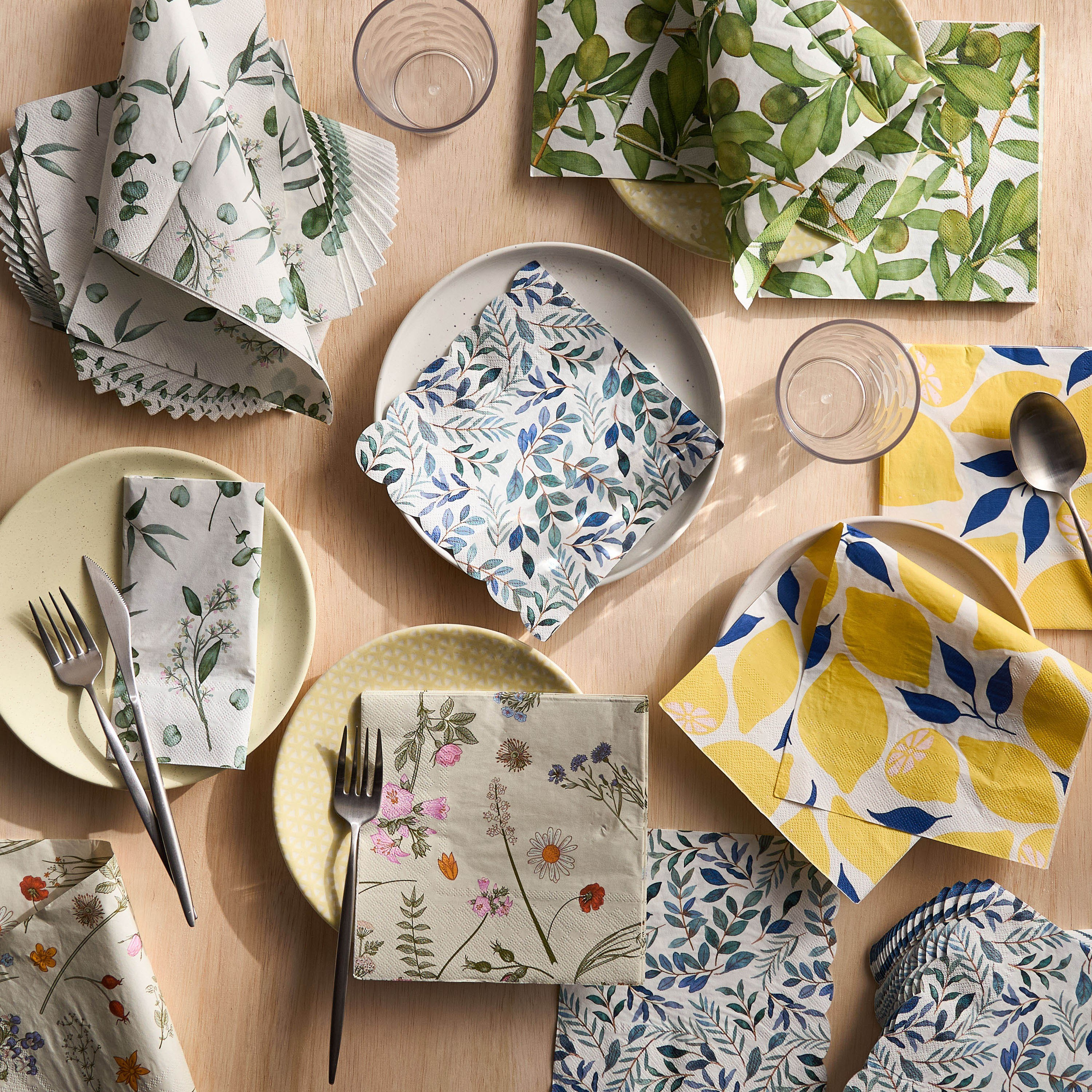 Garden Boho 30-Piece Paper Napkin Set - 33x33 cm-household-dining-tablelinen-napkinsandaccessories-image-3