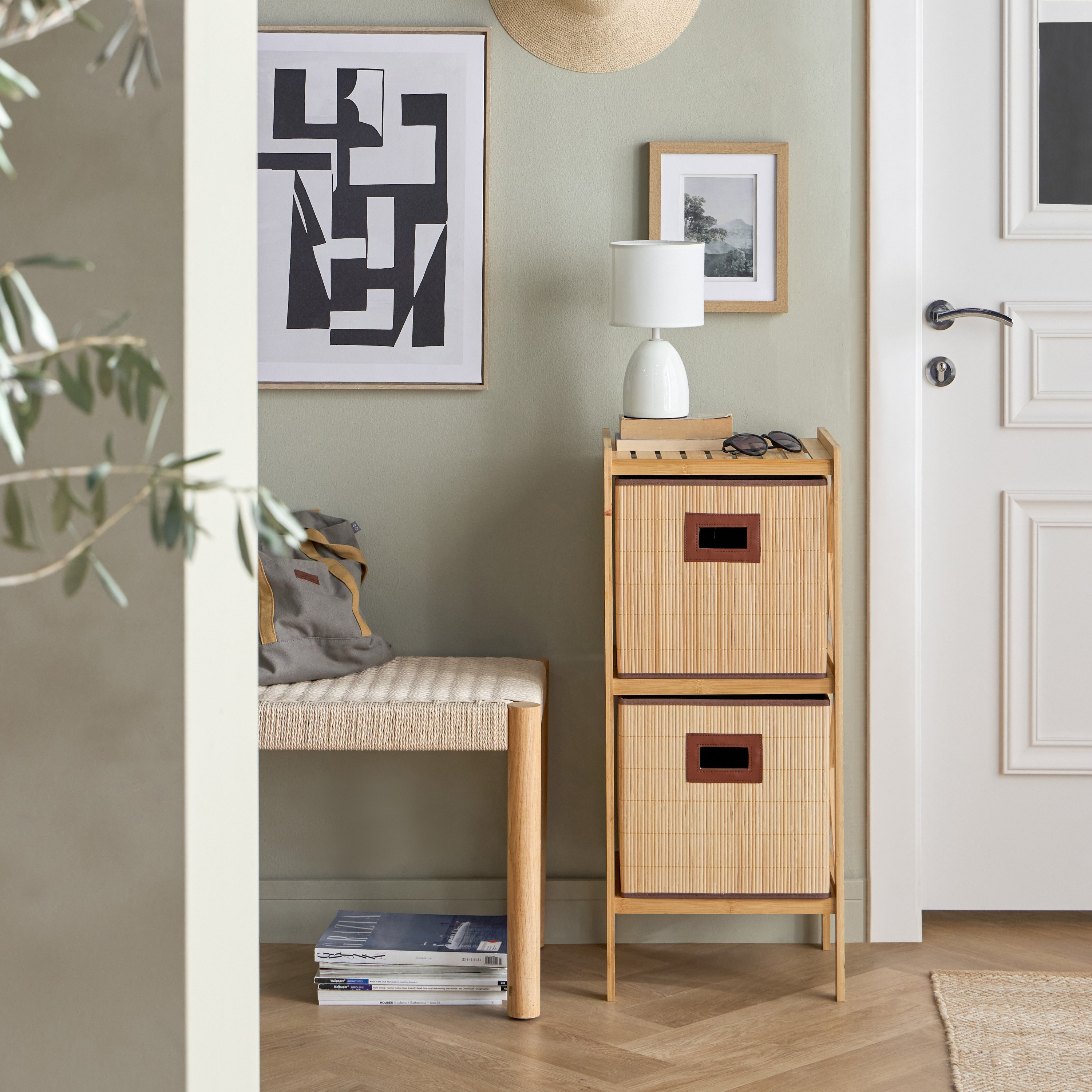 Daniel 2-Drawer Storage Tower-household-storage-storagesolutions-drawerorganizing-image-6